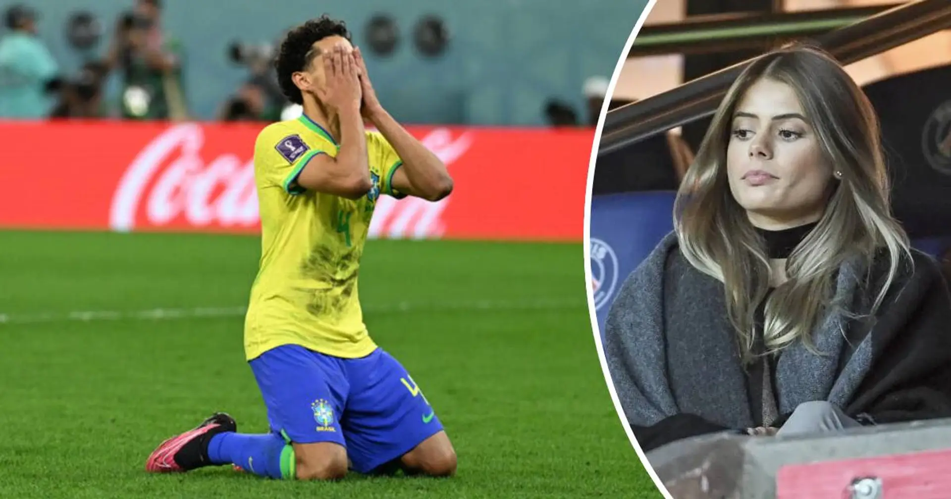 "Envie de rien faire" : La femme de Marquinhos révèle l'état psychologique compliqué actuel du Brésilien suite à l'élimination en Coupe du monde