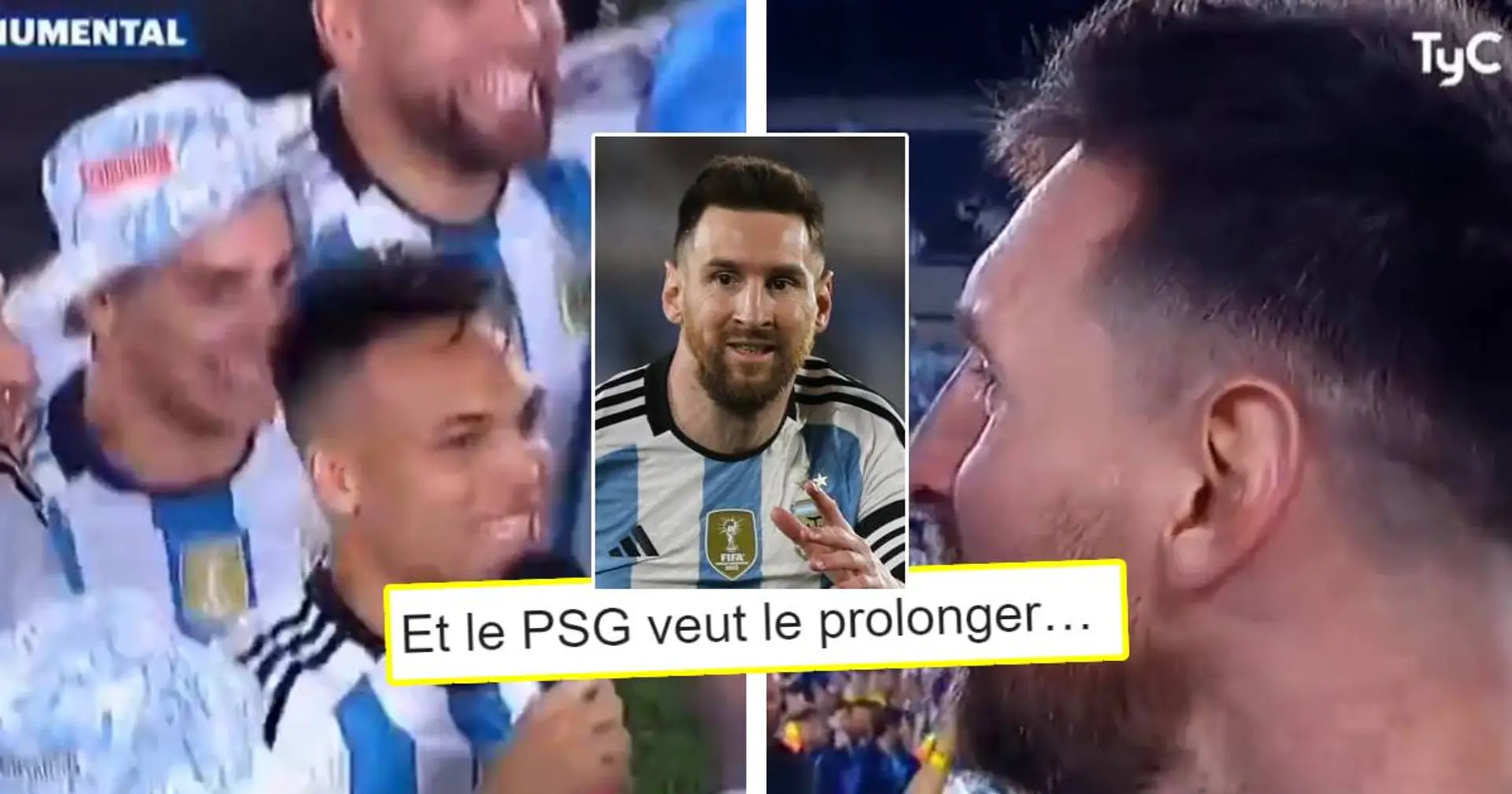 "Sifflez le comme jamais" : Des fans du PSG en veulent à Messi pour sa célébration avec l'Argentine
