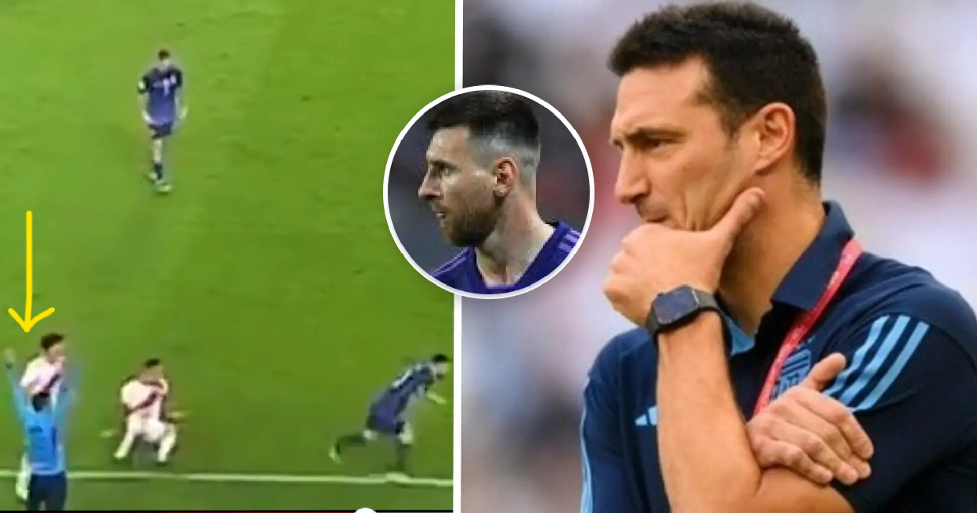 Spotted: Argentina coach celebrates Messi's insane dribbling like a goal – Leo left 2 players for dead