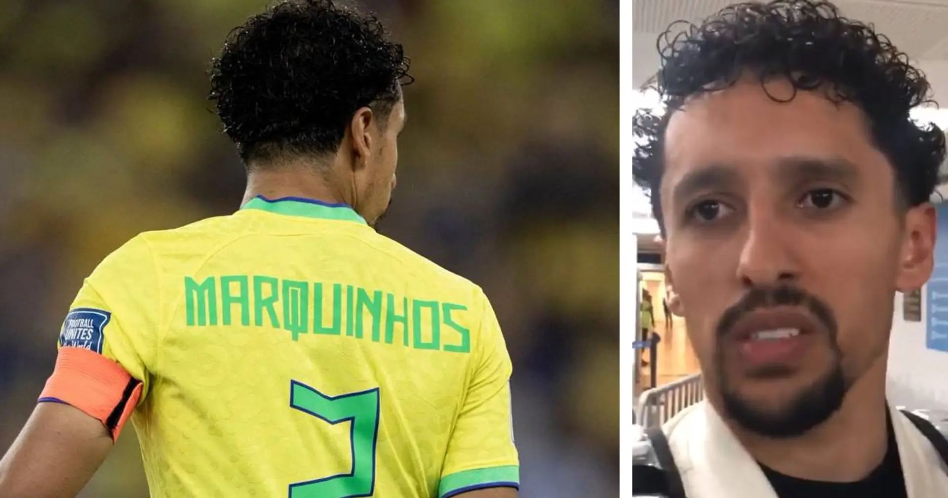 Marquinhos donne son sentiment sur sa blessure alors que le Brésilien a du sortir à la mi-temps contre l'Argentine
