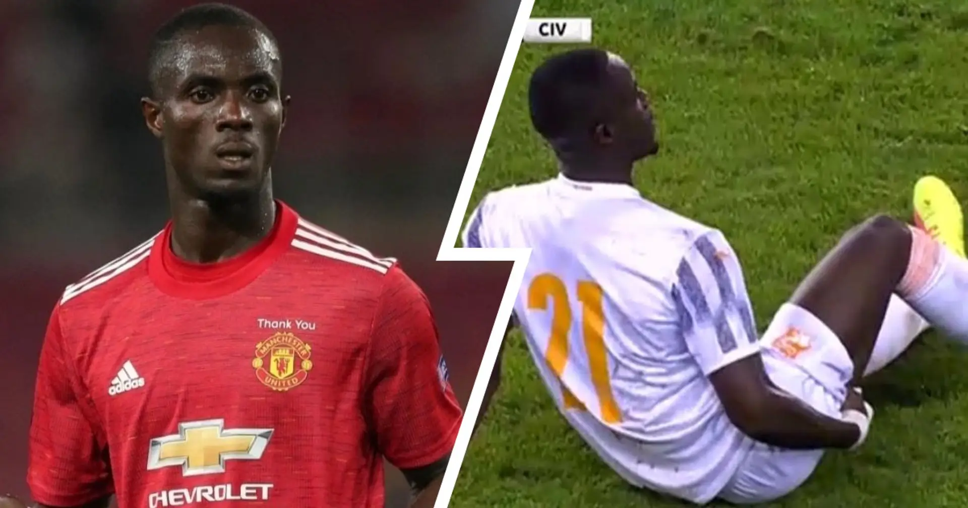 Bailly could be injured again, leaves pitch clutching hamstrings for Ivory Coast
