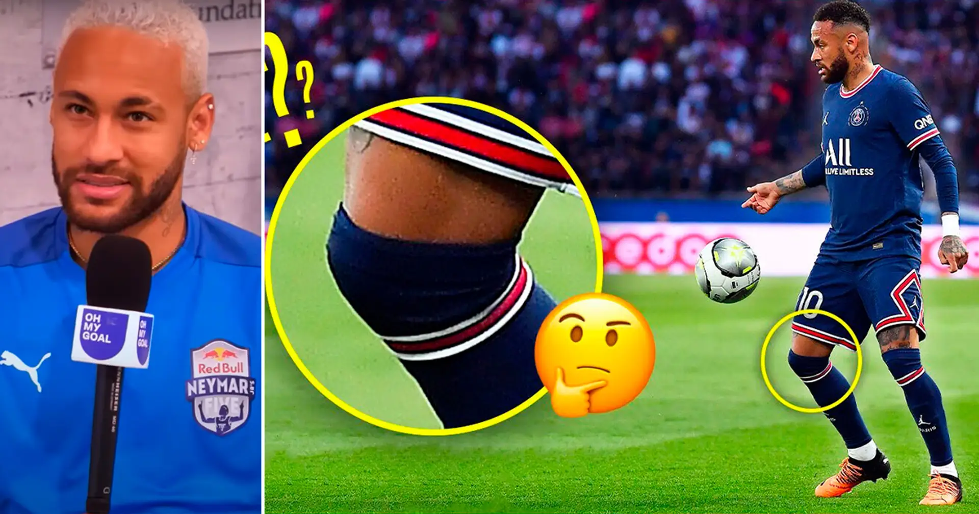 Warum spielt Neymar immer mit sehr langen Socken?