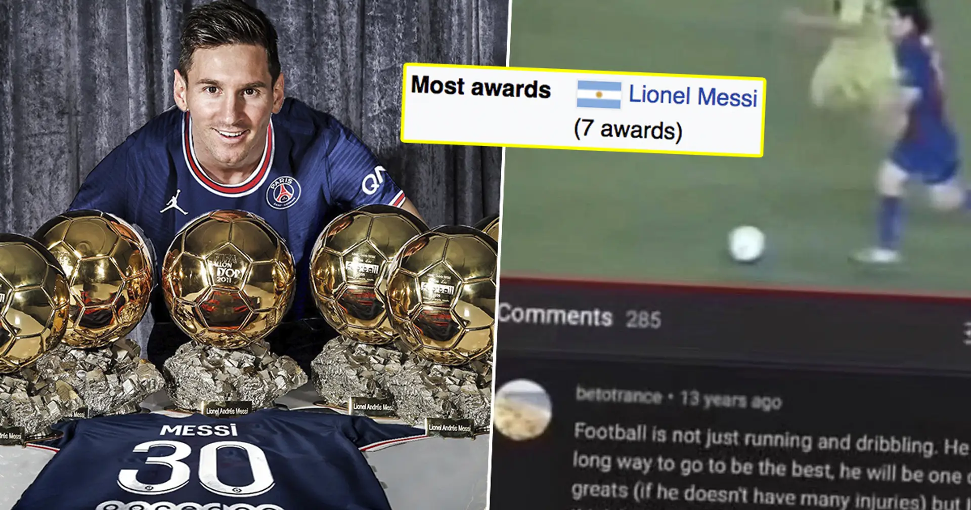 'Football isn't just running and dribbling': Worst-ever Ballon d'Or prediction on Messi straight from 2008