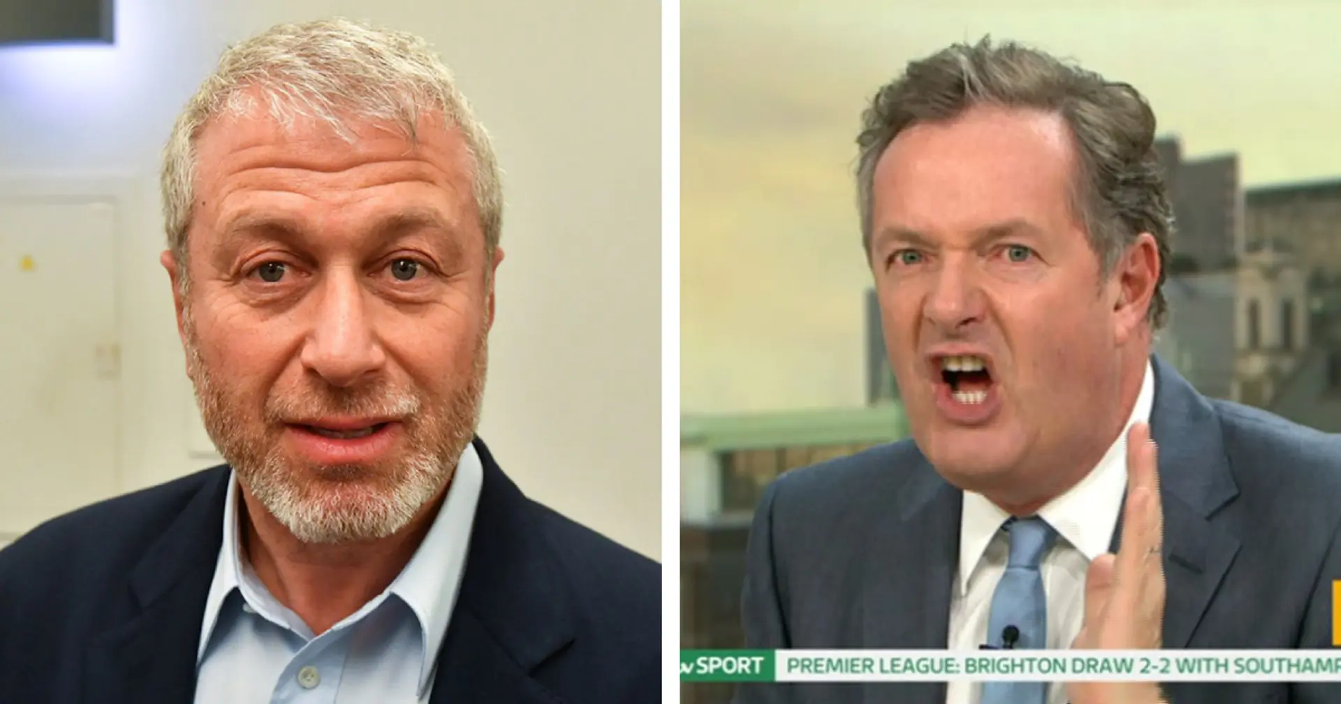 'Not a word of condemnation for his mate Putin': Piers Morgan slams Chelsea owner Roman Abramovich