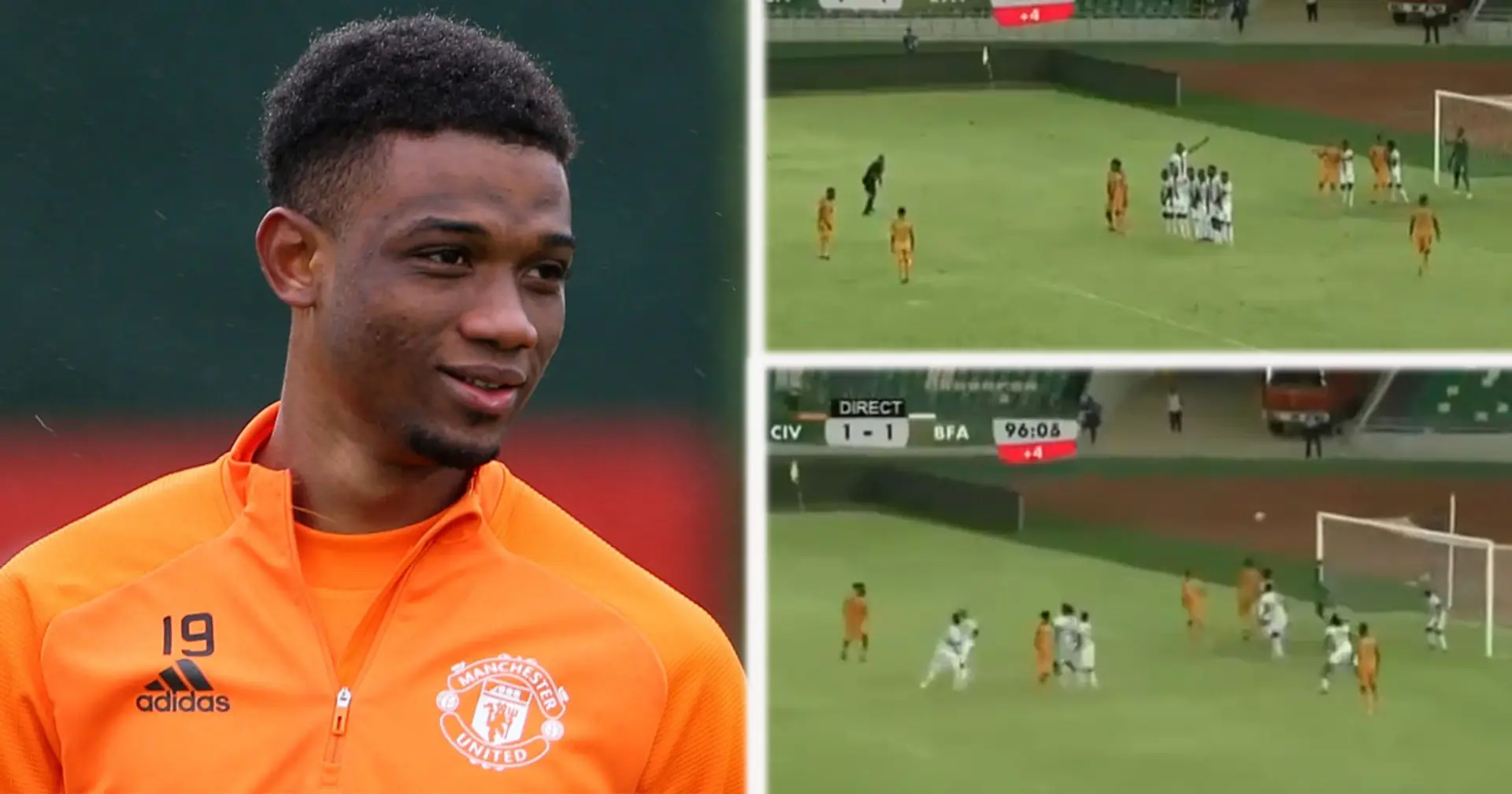 Amad scores brilliant 97th-minute winner for Ivory Coast - and United fans can stop raving about his fantastic free-kick