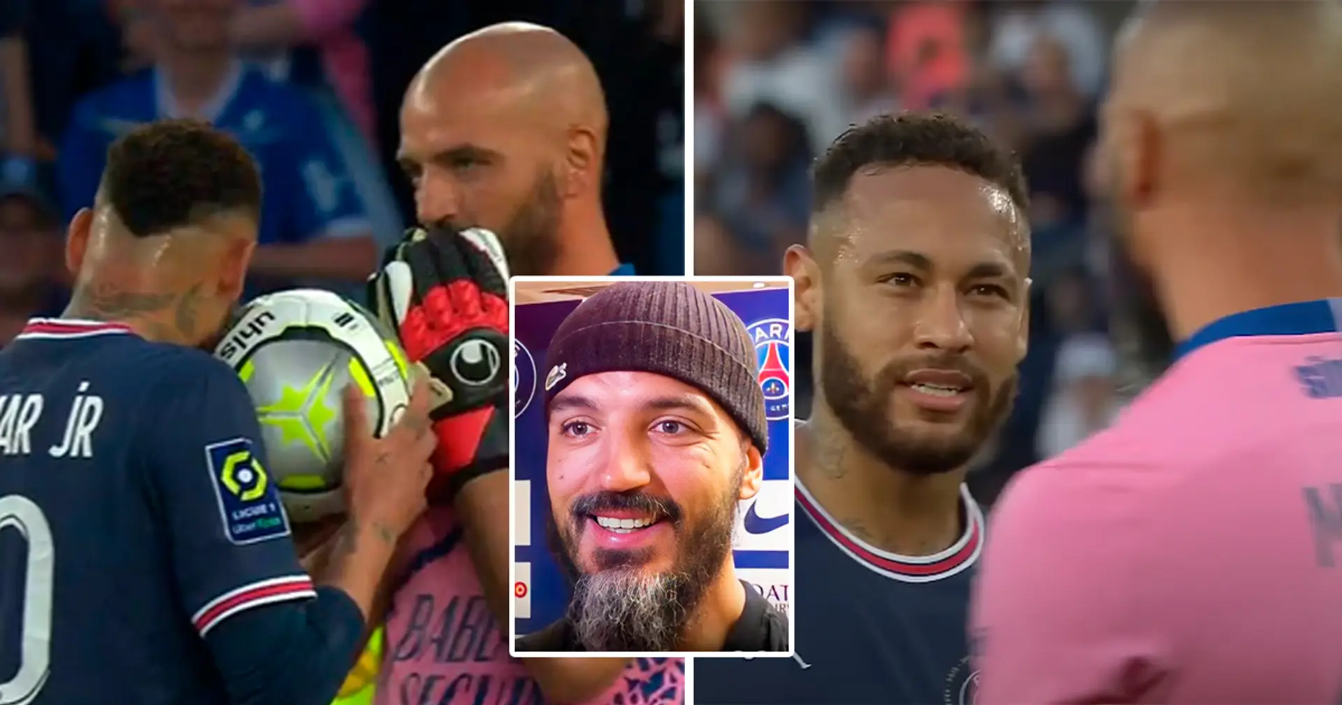 My family is watching the game: Troyes keeper Moulin reveals what he said to Neymar before his penalty