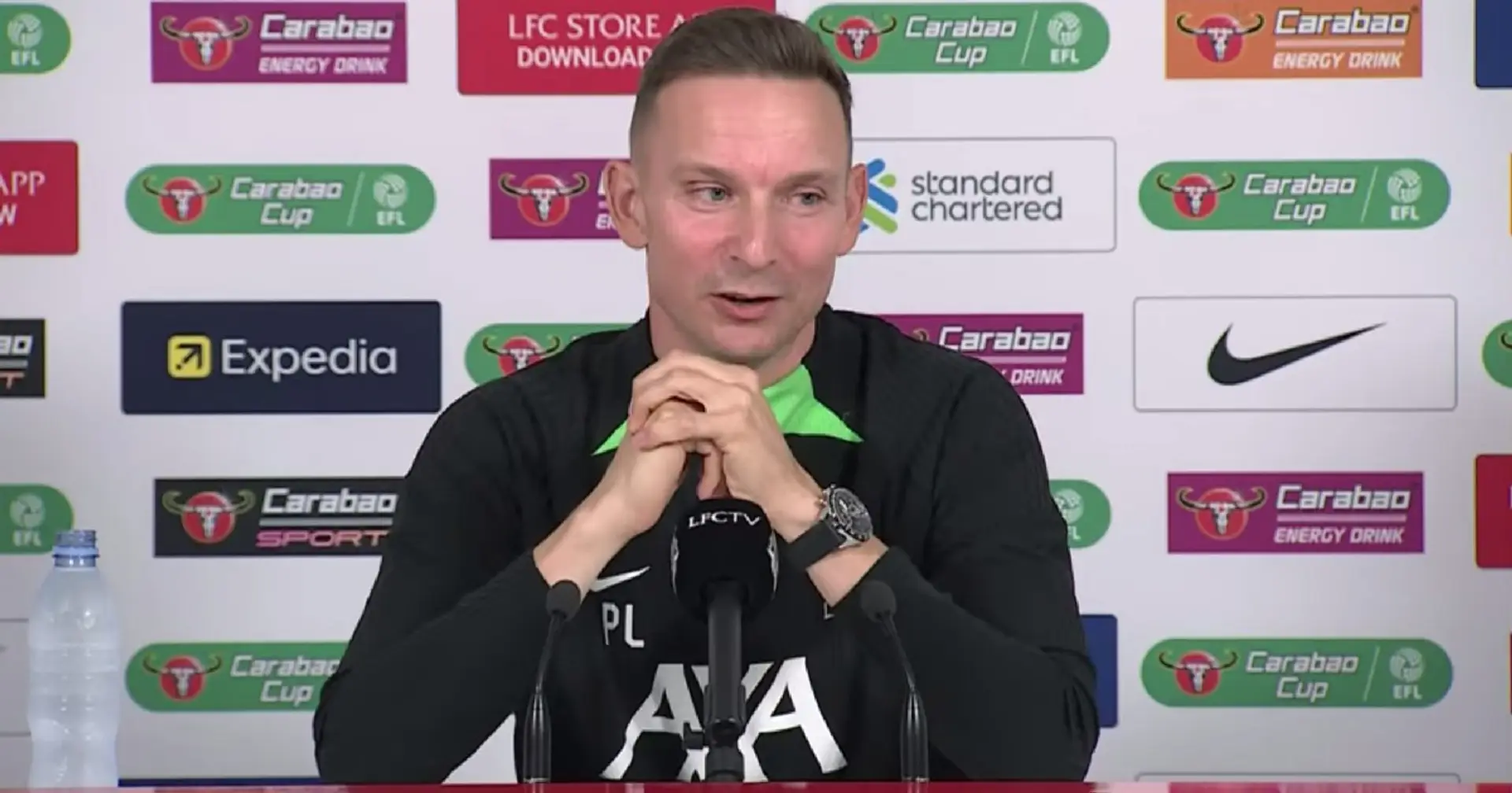 Lijnders: 'Normally we give debuts in cups but we're not here just for that'