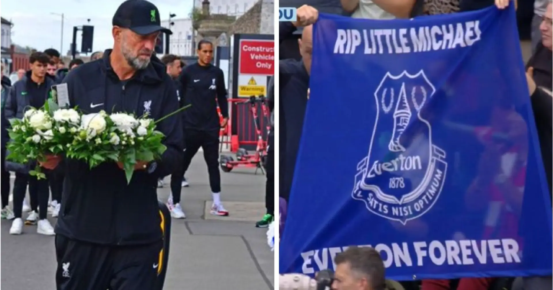 Klopp und Liverpool haben das Gedenken an einen verstorbenen Everton-Fan gewürdigt - während des Spiels an der Anfield wurde ihm zu Ehren ein Banner getragen 
