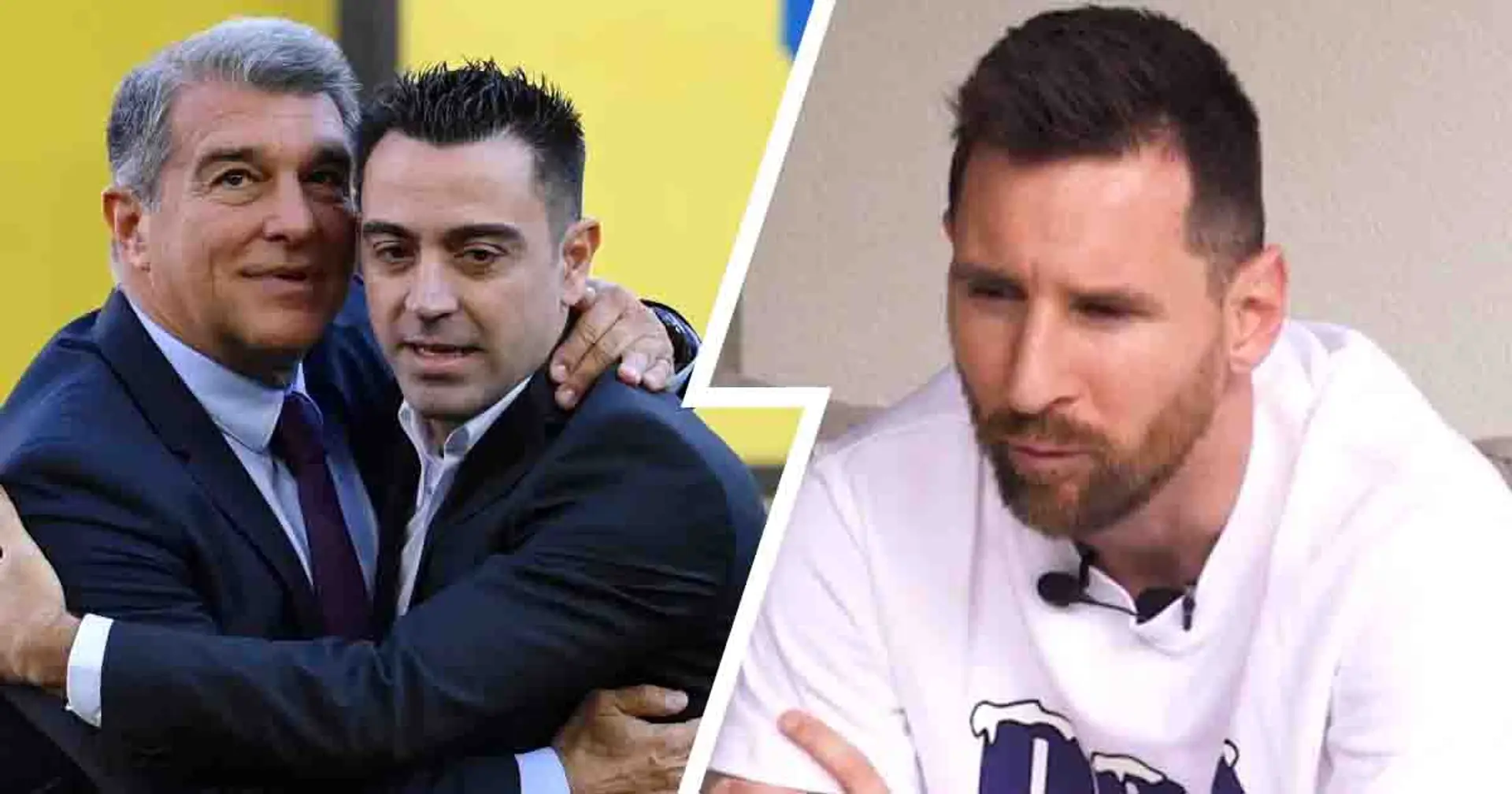 Did Messi have conversations with Xavi or Laporta before finalizing Inter Miami move? Answered