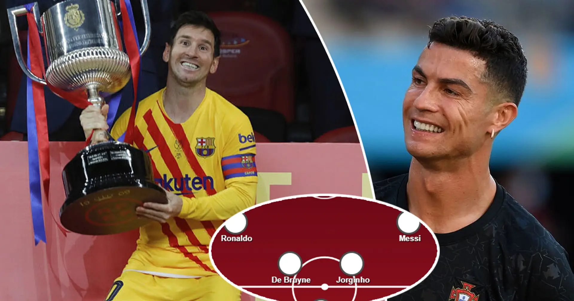 Il duo Messi-Ronaldo e non solo: se i contendenti del Pallone d'Oro 2021 fossero una squadra 