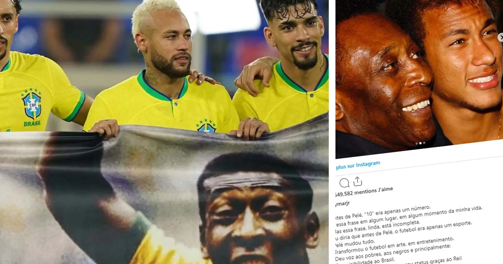 "Pelé a tout changé": Le vibrant hommage de Neymar résume parfaitement la carrière immense du Roi Pelé