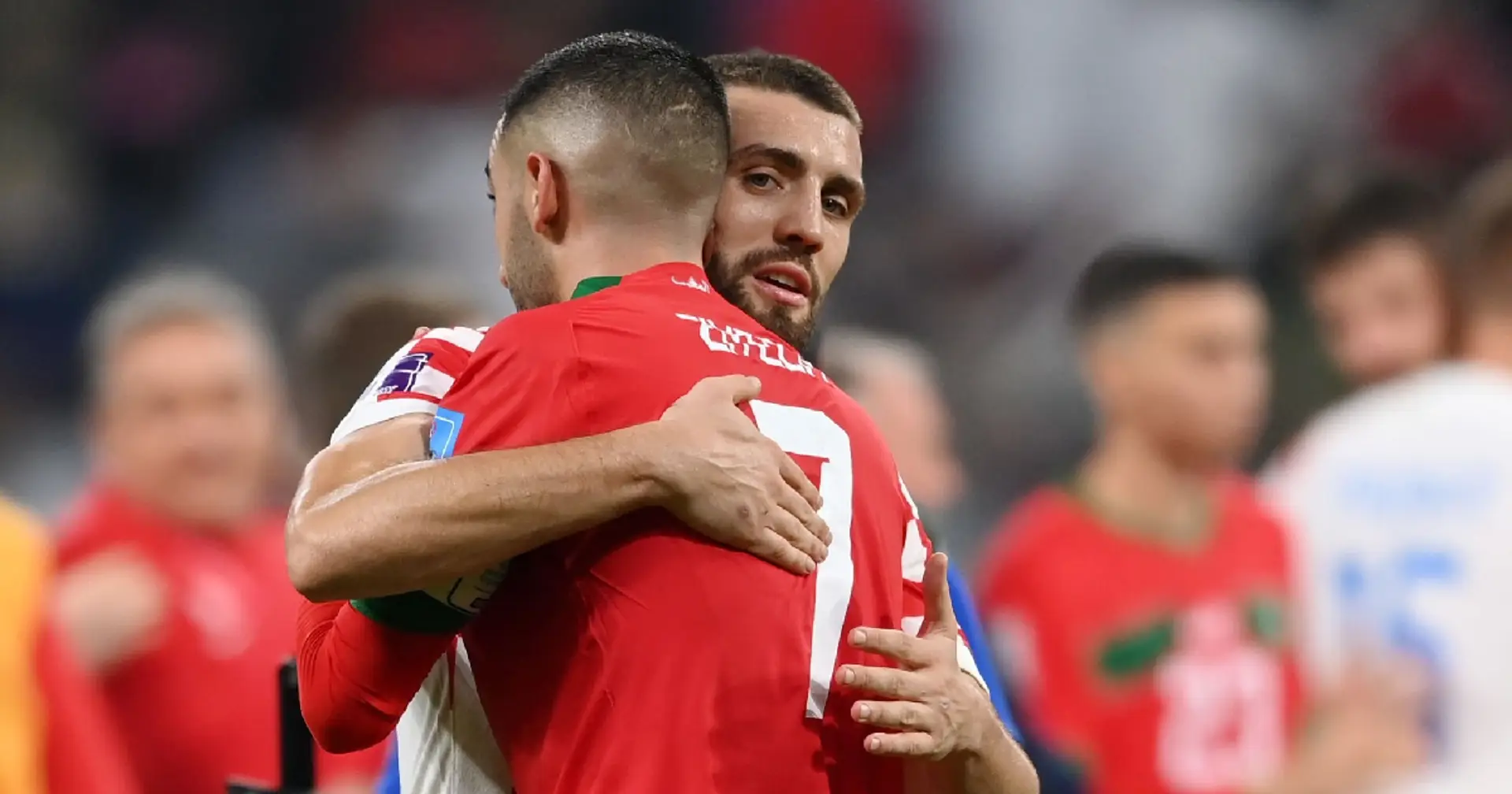 Caught on camera: Kovacic consoles Ziyech after World Cup face-off