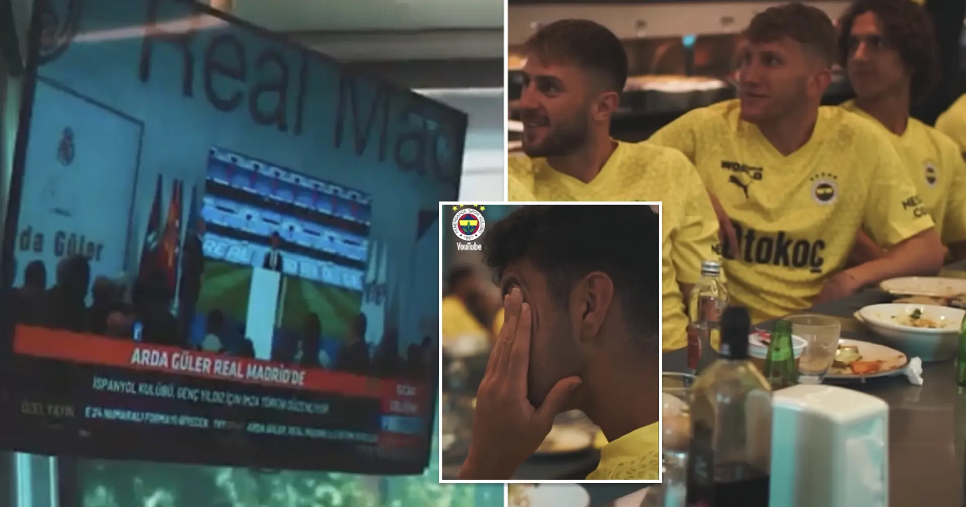Fenerbahce players spotted crying during Arda Guler's unveiling at Real Madrid (video)