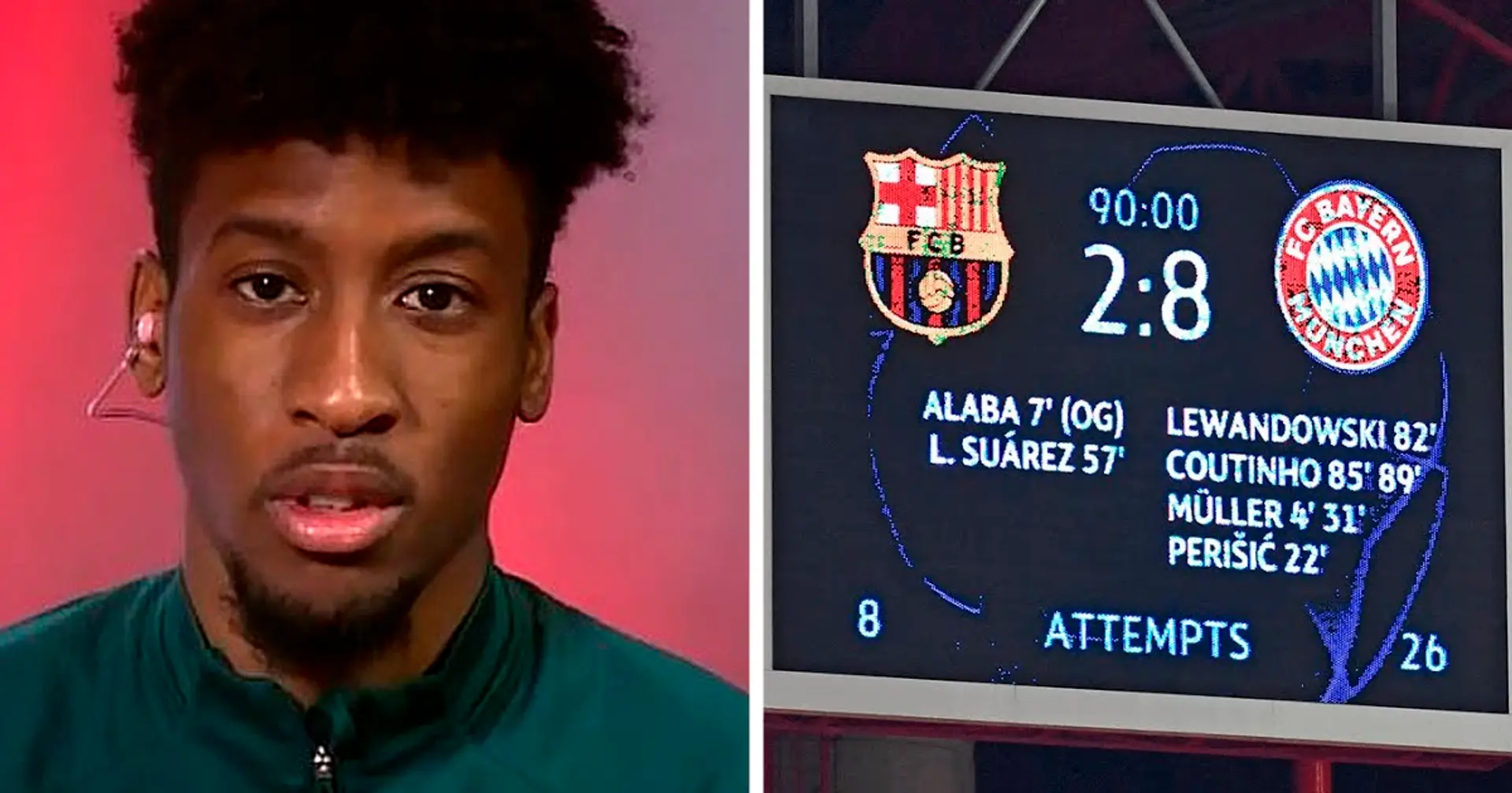 Unerwartet: Coman verrät, was die französischen Spieler von Barcelona nach dem 2:8-Debakel gesagt haben