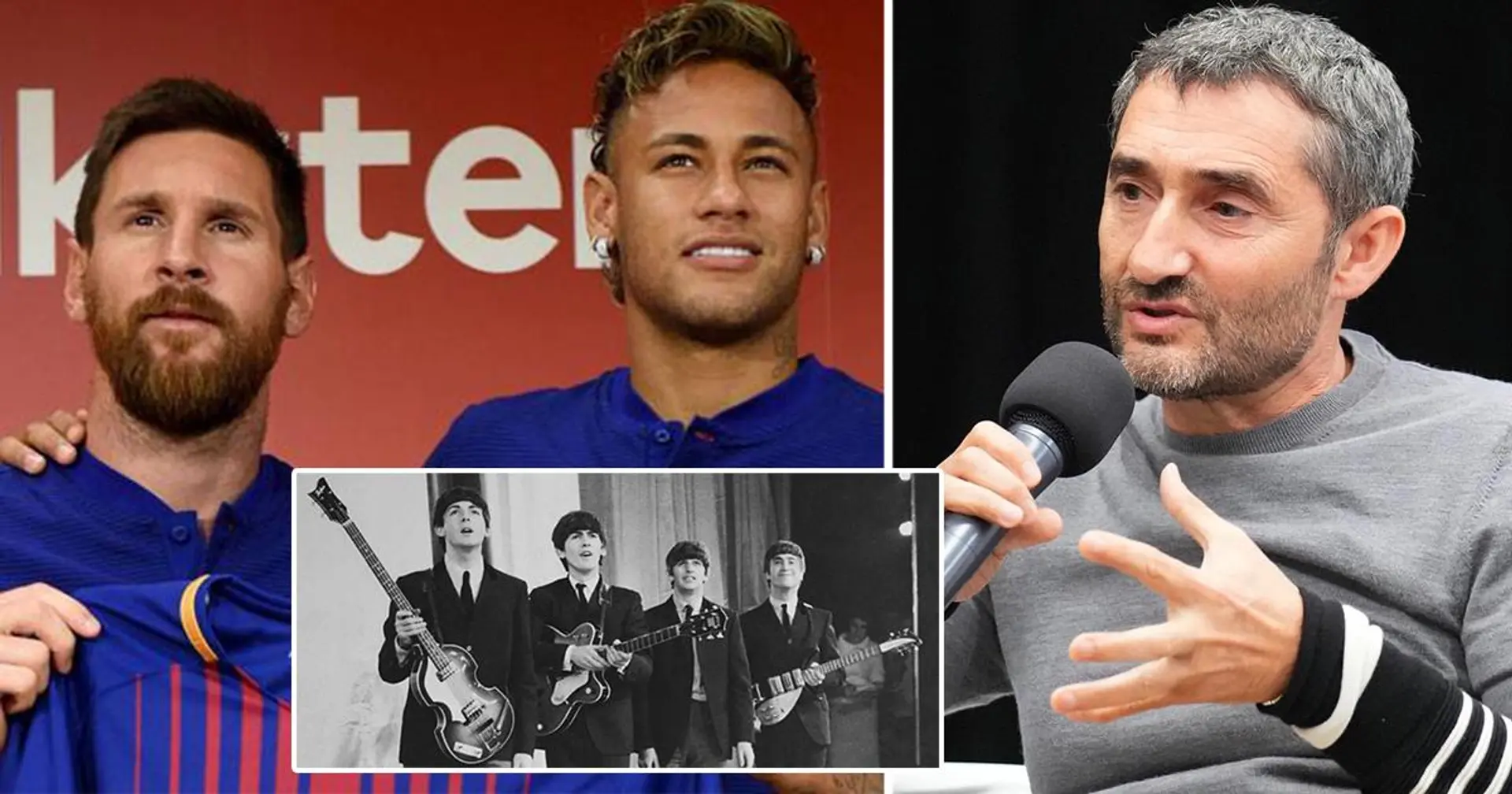 'Con Messi y Neymar parecíamos The Beatles': Ernesto Valverde