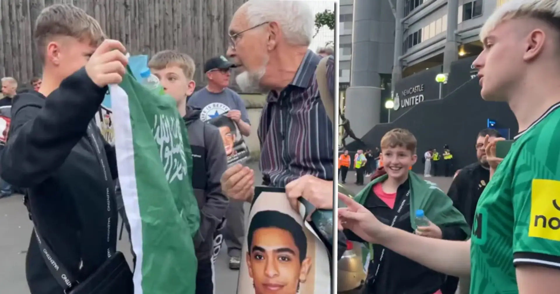 'Geordie kids draped in Saudi flags': Newcastle fans blasted for cheering on Saudi Arabia in a friendly