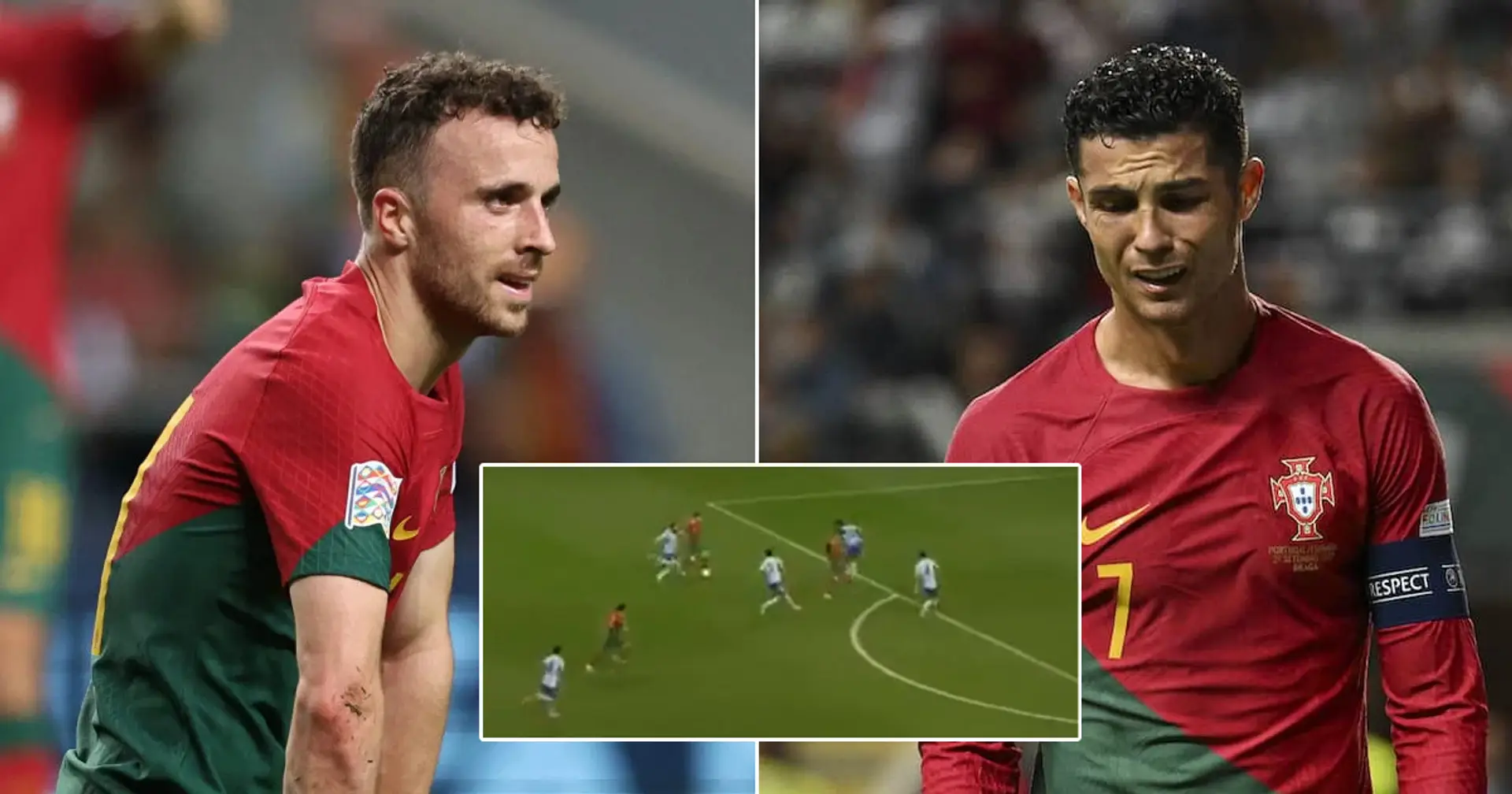 Diogo Jota creates golden chance for Portugal wasted by Ronaldo - spotted