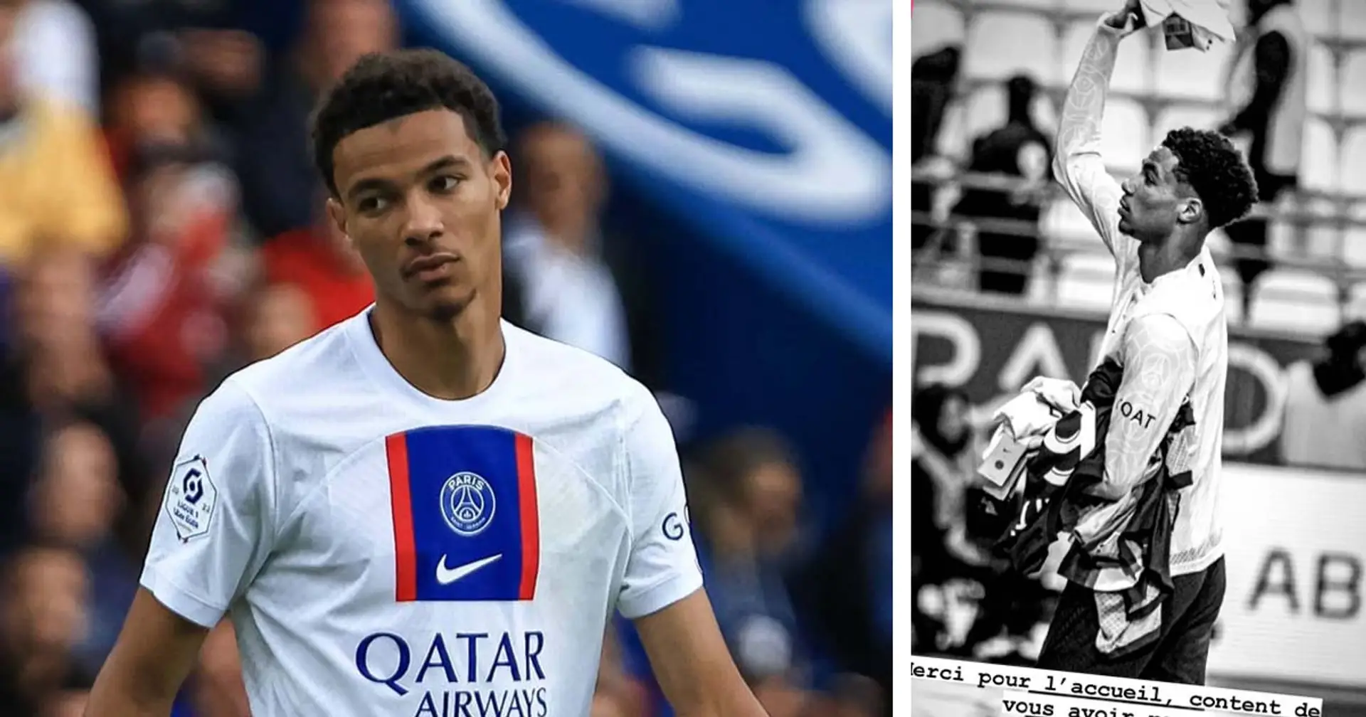 Hugo Ekitike a distribué des maillots des joueurs parisiens à ses jeunes fans rémois après Reims vs PSG