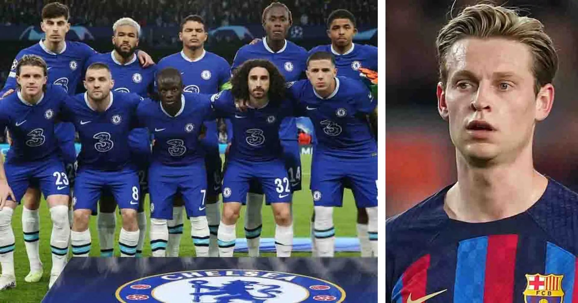 Man United identify Chelsea midfield duo as cheaper alternative to De Jong; Kante not one of them (reliability: 4 stars)