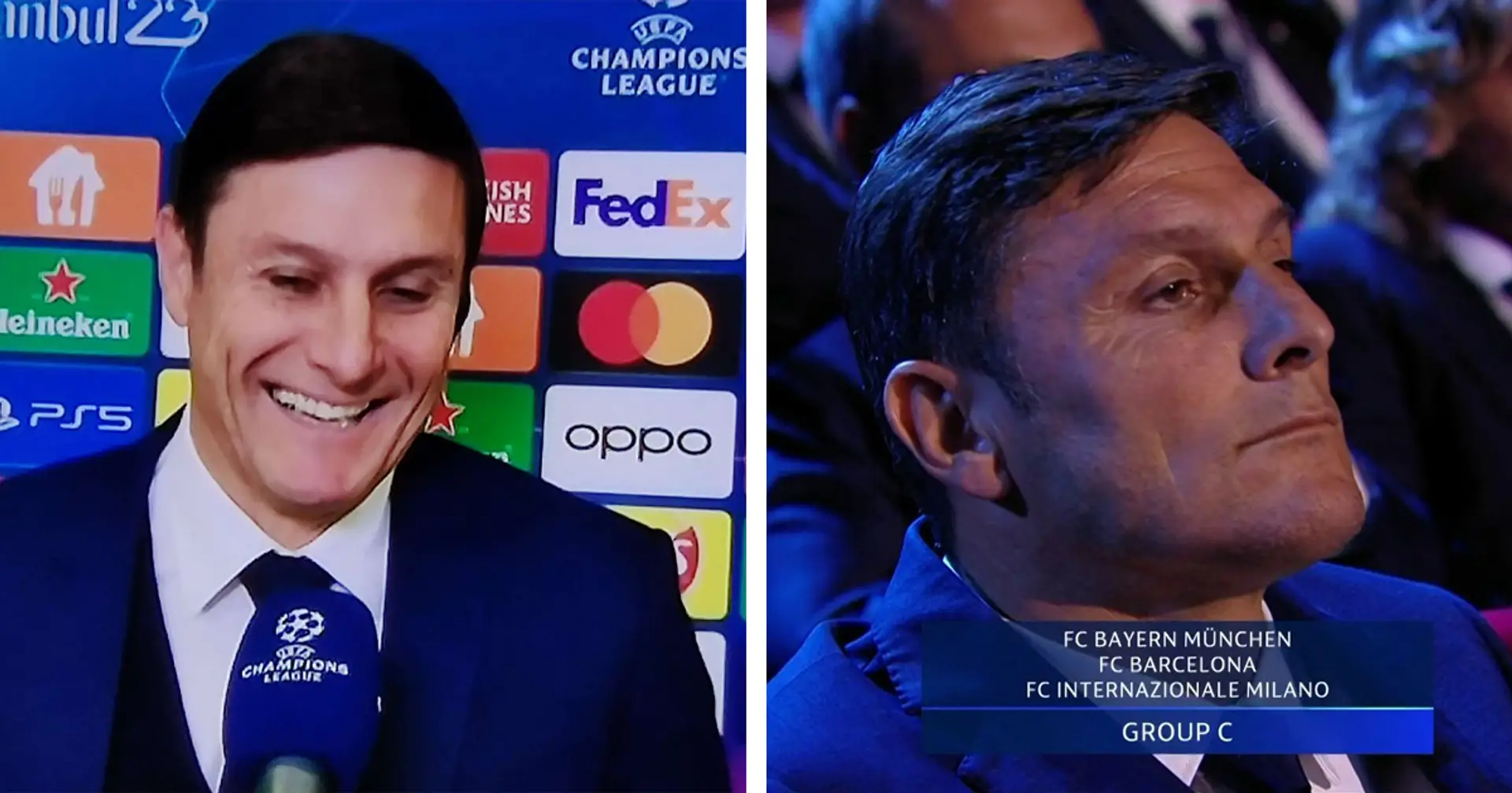 Zanetti crede nell'Inter, ma non sottovaluta il Benfica! La sua faccia dopo il sorteggio di Champions (però) dice altro