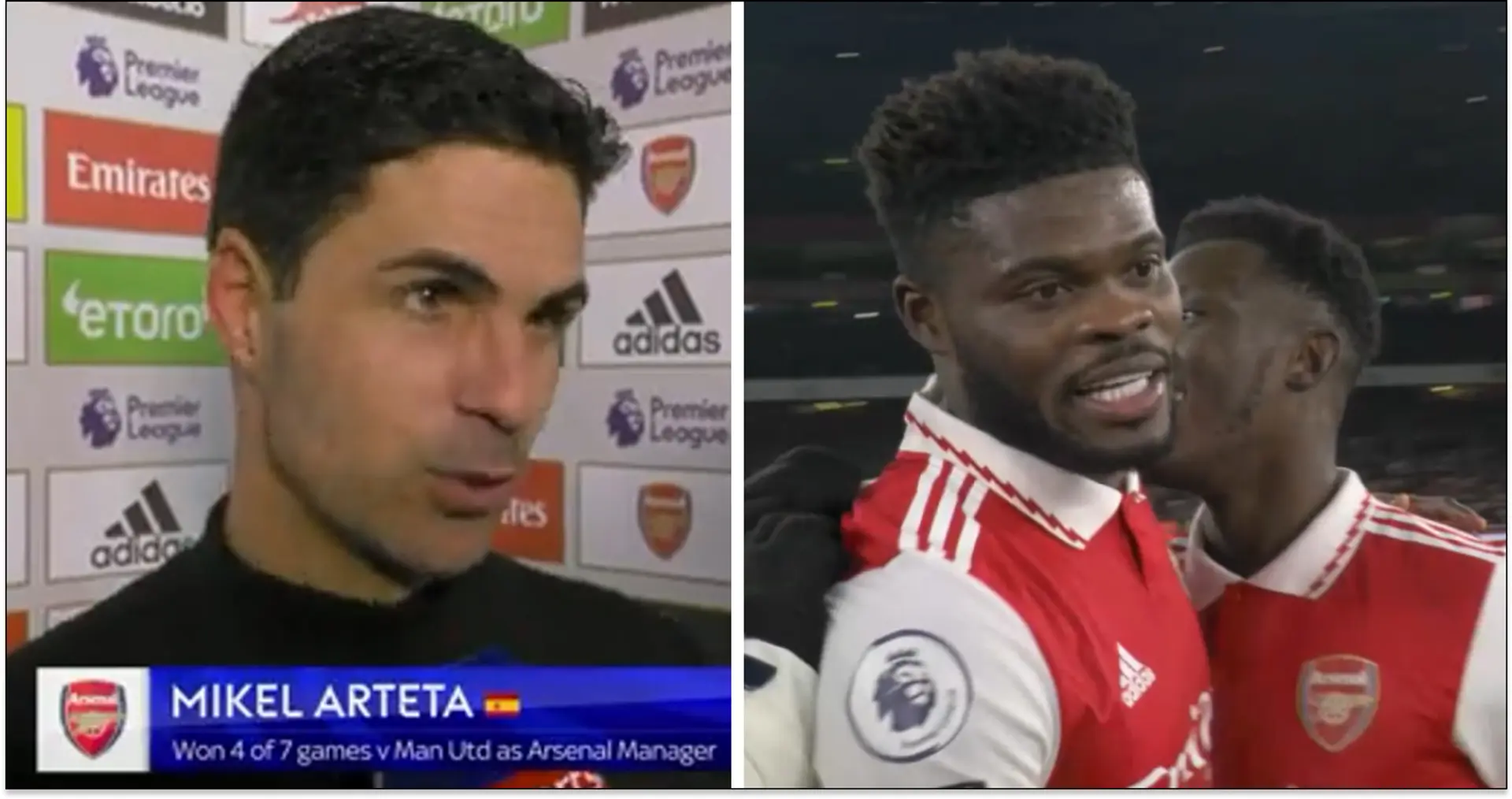'It doesn't get much better than that': Arteta reacts to United triumph