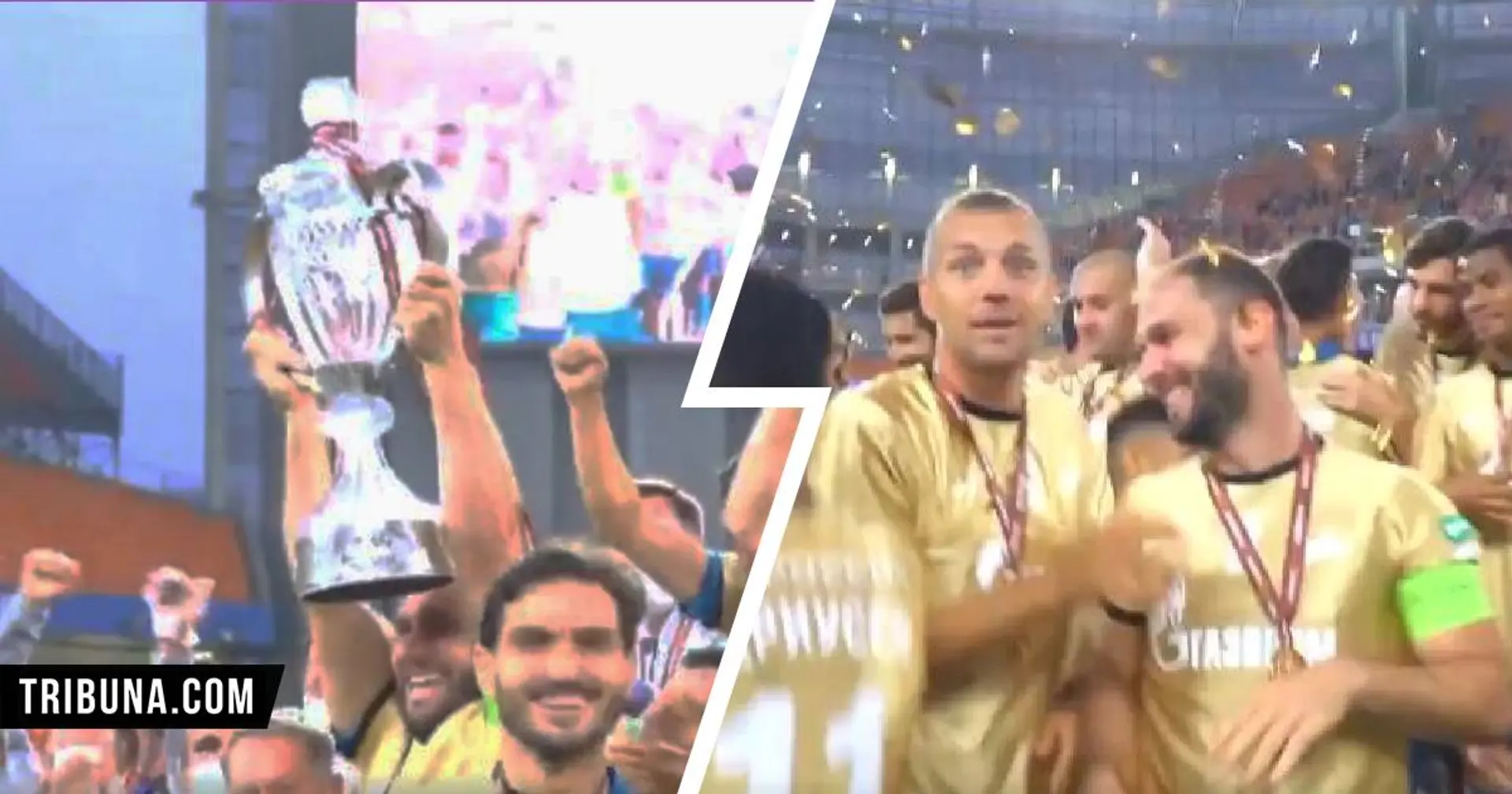 Oops - former Blue Ivanovic drops, breaks glass Russian Cup trophy during wild celebrations (video)