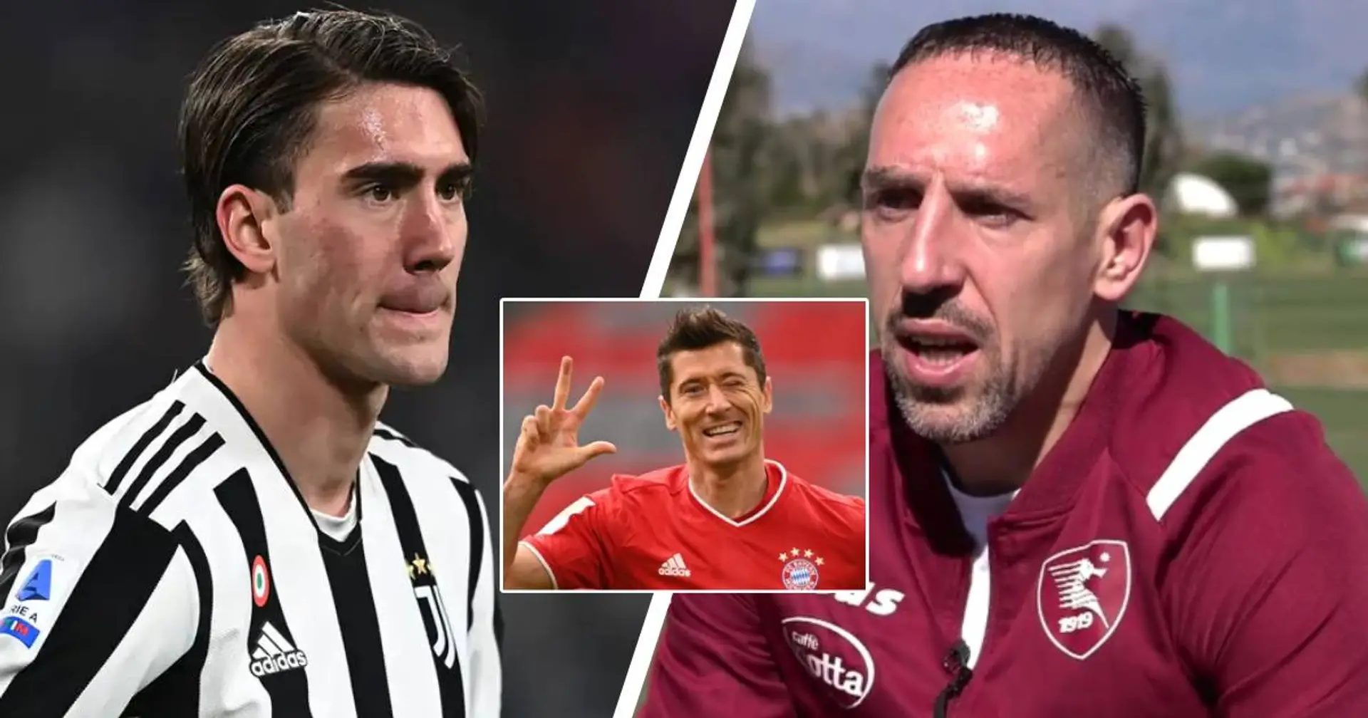 "Può diventare il nuovo Lewandowski", Ribery esalta Vlahovic e gli dà un consiglio per rimanere al top 