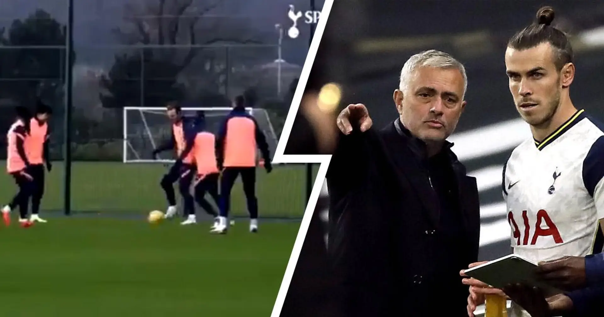 José Mourinho a été surpris en train de dire "tu veux rester ici ou aller à Madrid et ne pas jouer au football?" lors d'une séance d'entraînement de Tottenham 