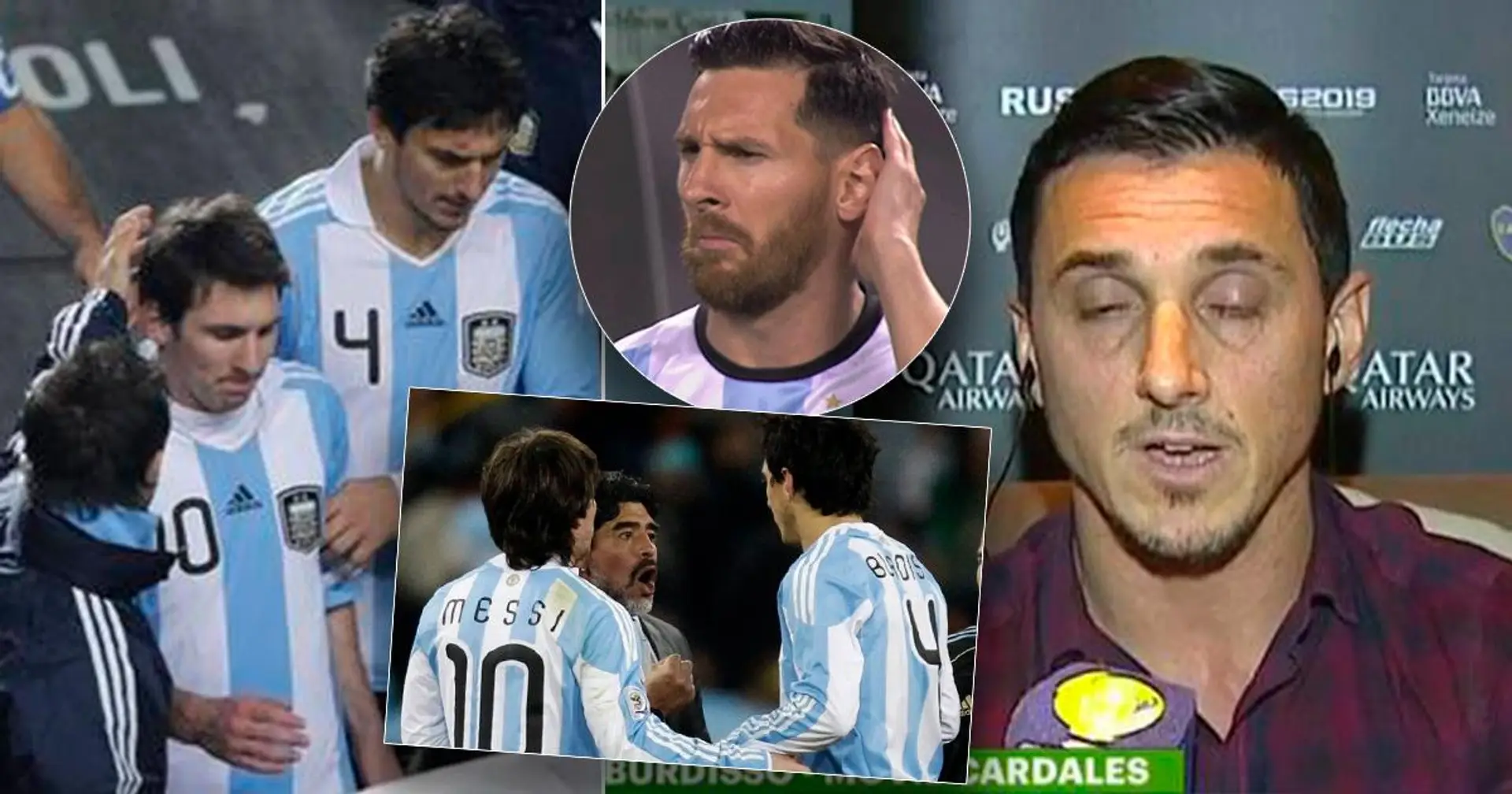 "Je l'ai arrêté'': que s'est-il passé lorsque Messi a failli se battre avec son coéquipier Burdisso