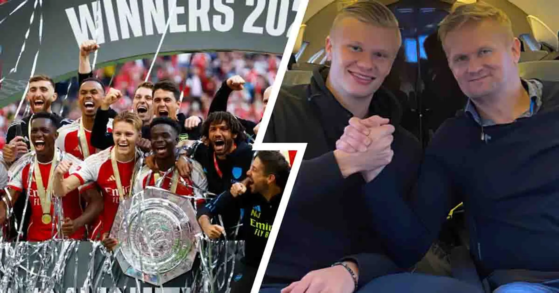 Erling Haaland's dad takes cheeky dig at Arsenal after Community Shield win