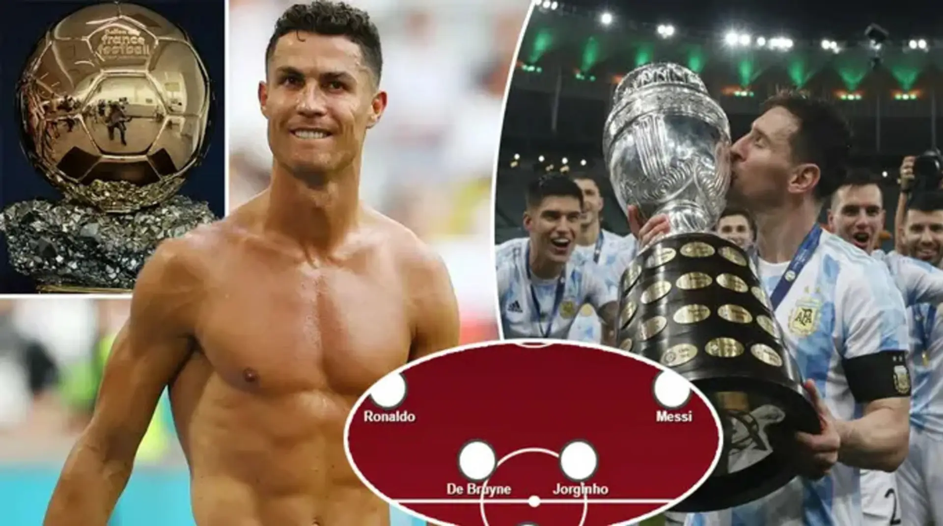 Conexión Ronaldo-Messi, otro exjugador del Madrid: el XI si los aspirantes al Balón de Oro de 2021 fueran un equipo