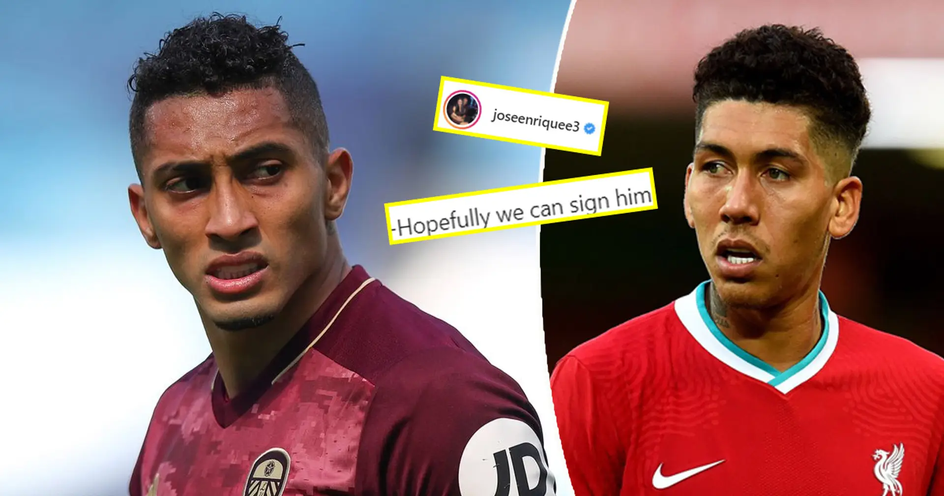 'He'll be great addition': Ex-Red Enrique advises Liverpool to sign Firmino's 'great friend' Raphinha
