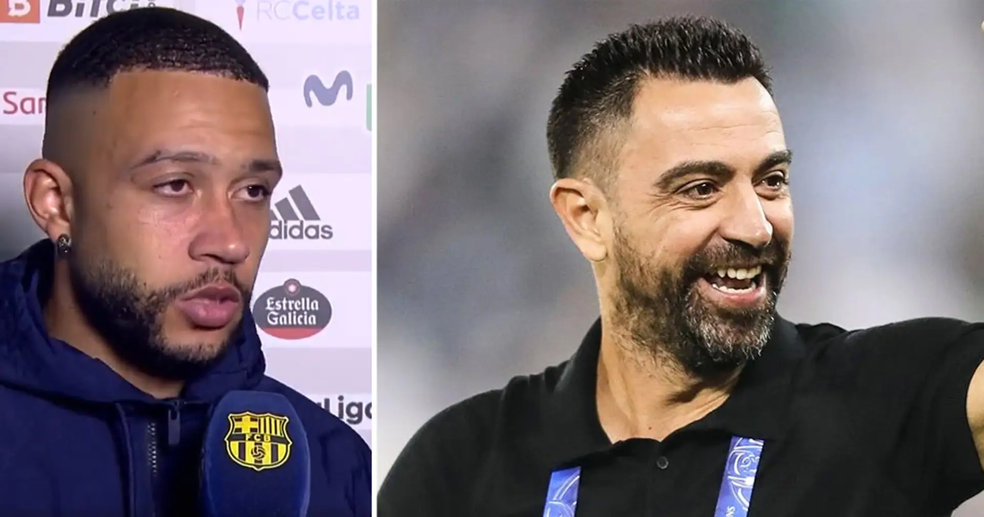 Memphis réagit à la nomination de Xavi comme entraîneur du Barça