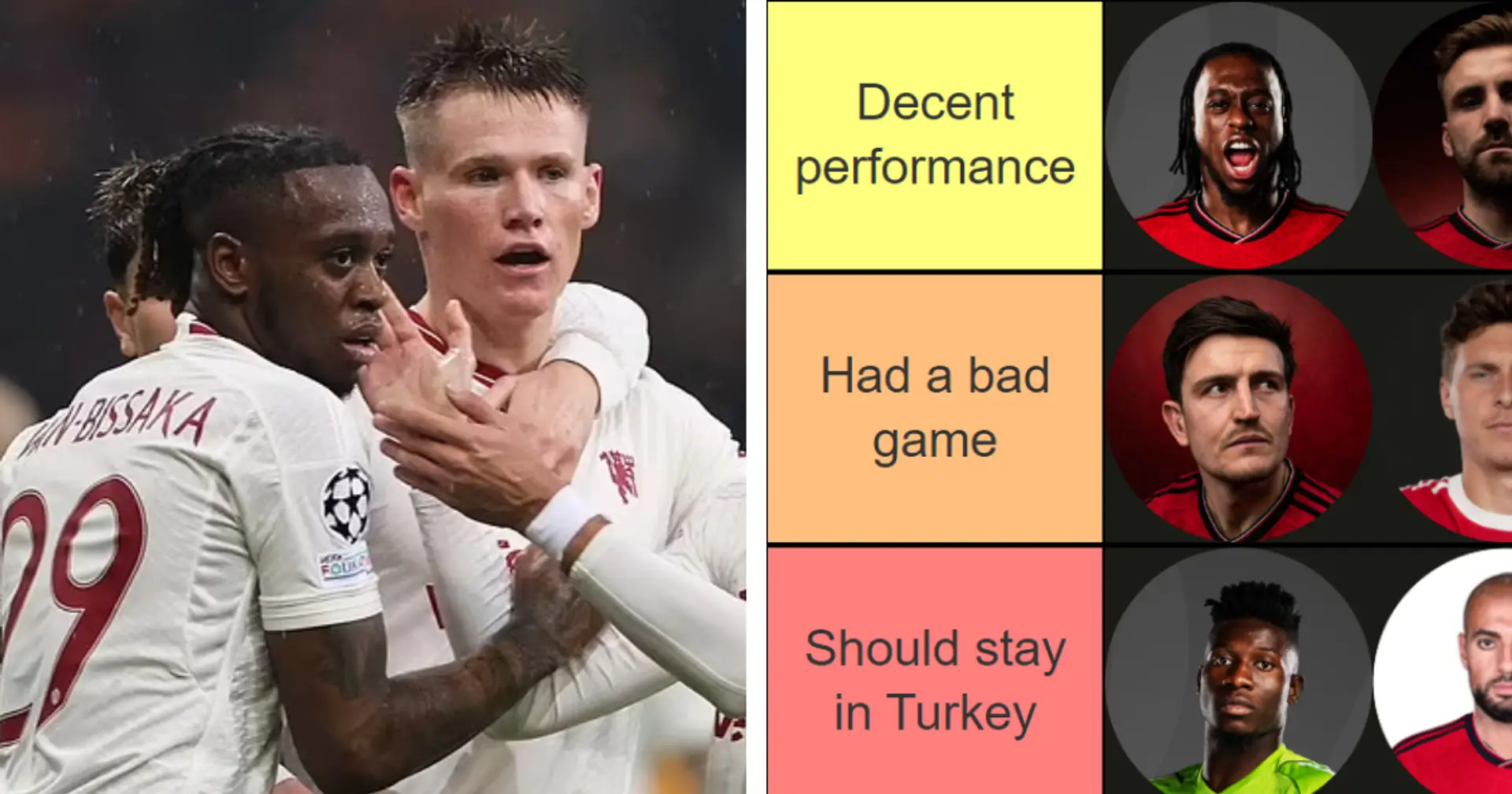 Two players should just stay in Turkey: Man United's performance tierlist for Galatasaray draw