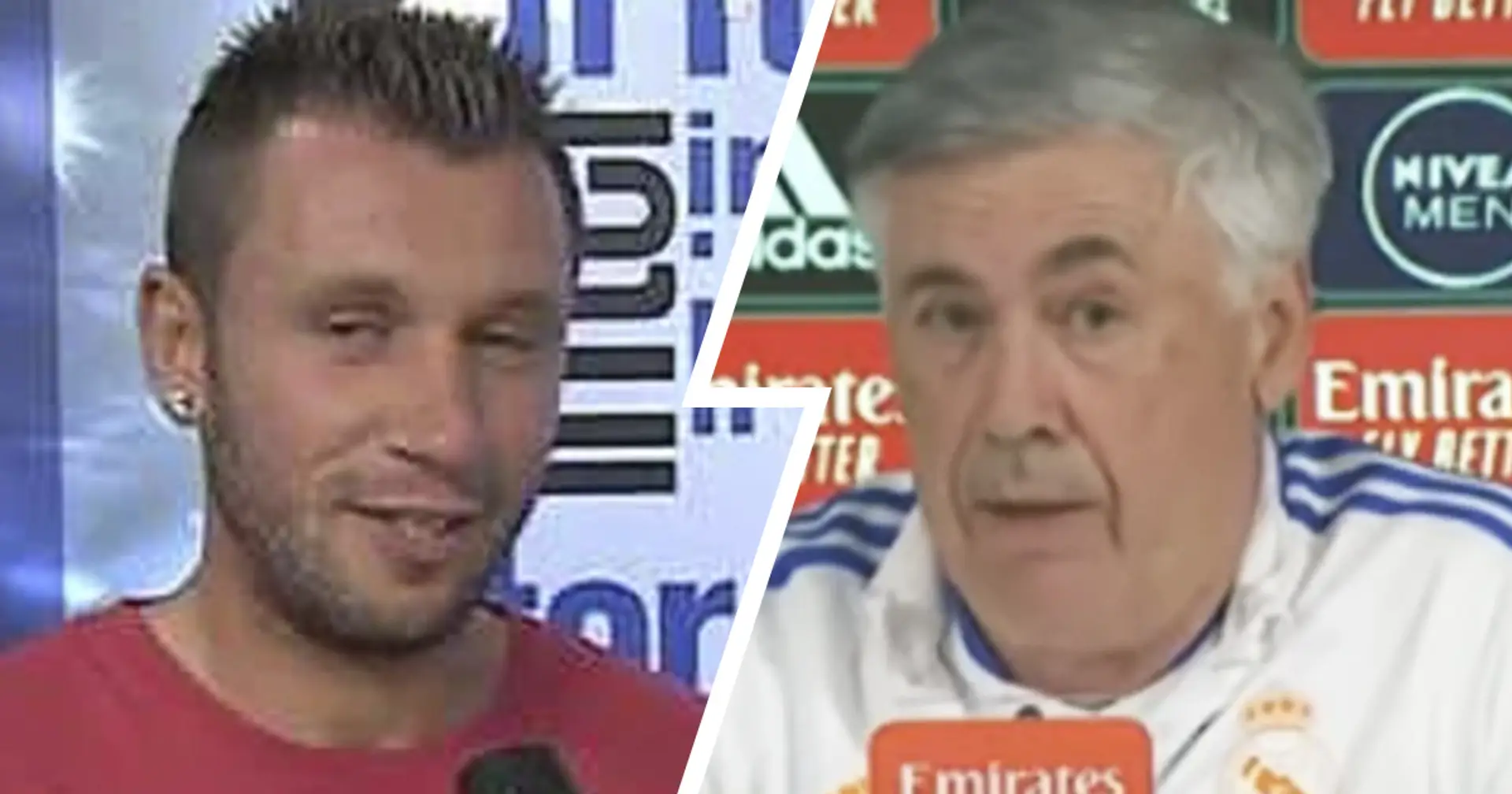 'We all know who he is': Ancelotti reacts to Cassano's comments about 'lucky' Real Madrid