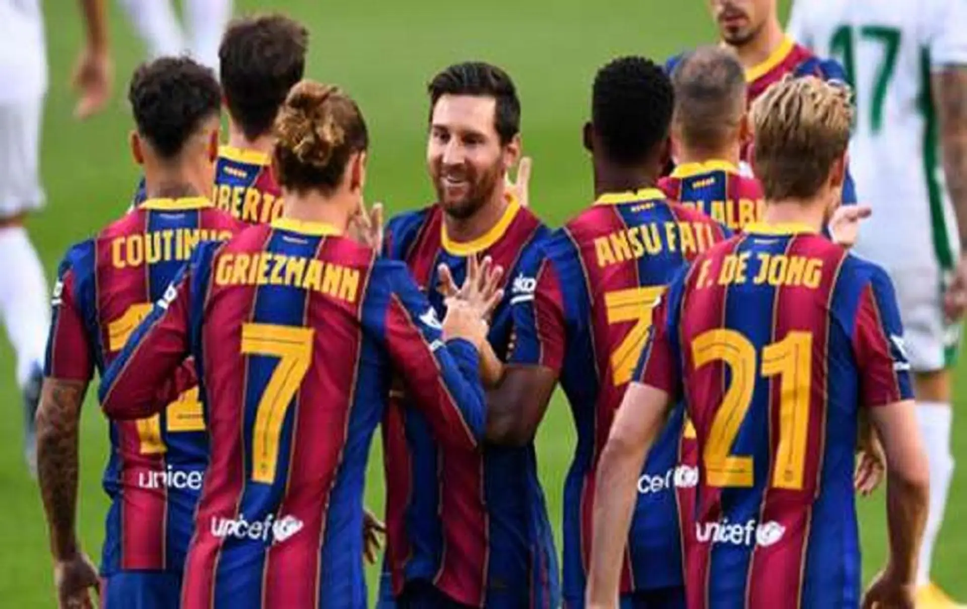 تشكيلة برشلونة في مباراة اليوم ضد هويسكا في الدوري الإسباني