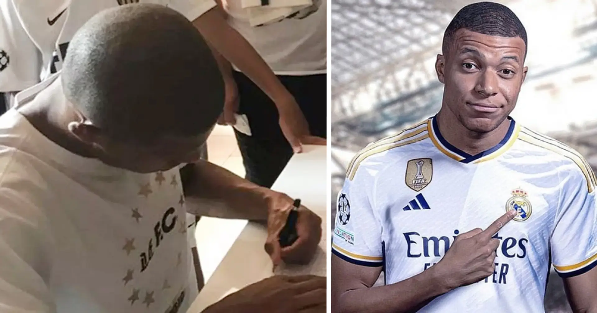 Mbappé firma contrato con el Real Madrid (fiabilidad: 4 estrellas)