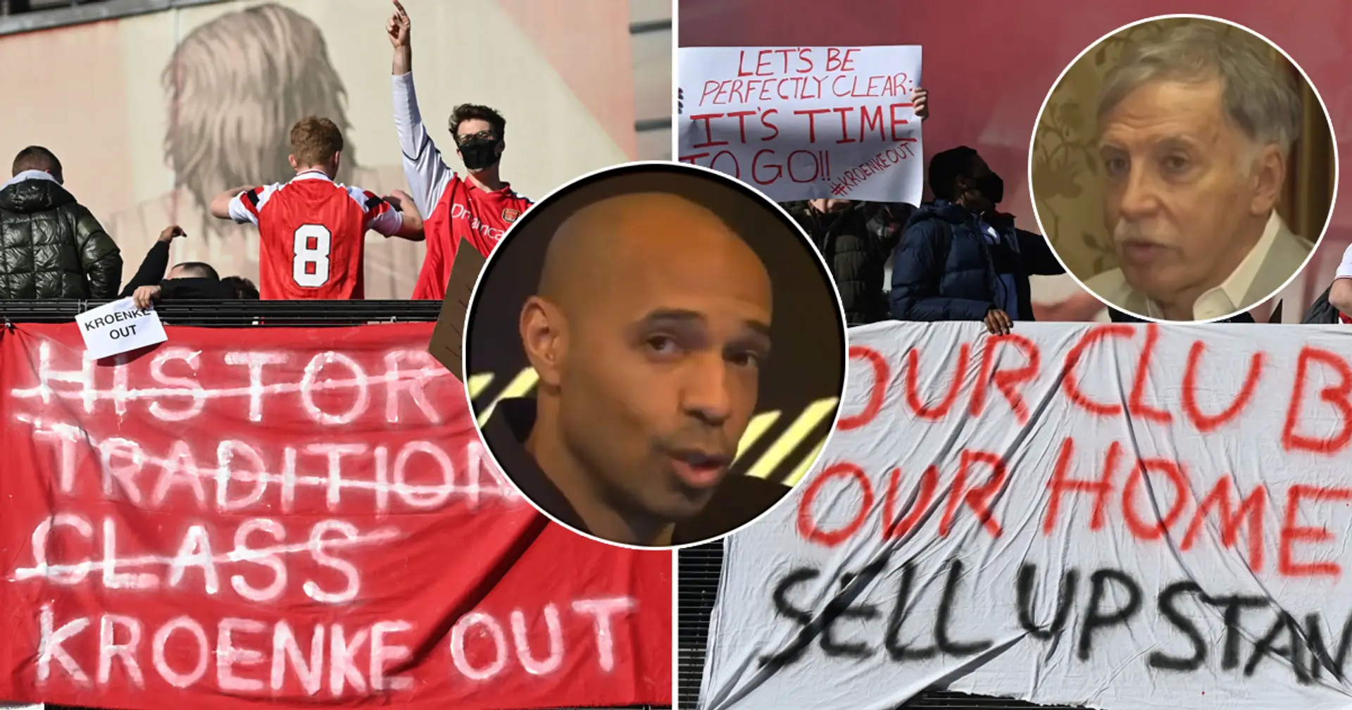 Henry backs anti-Kroenke protests & 4 other unpublished Arsenal stories