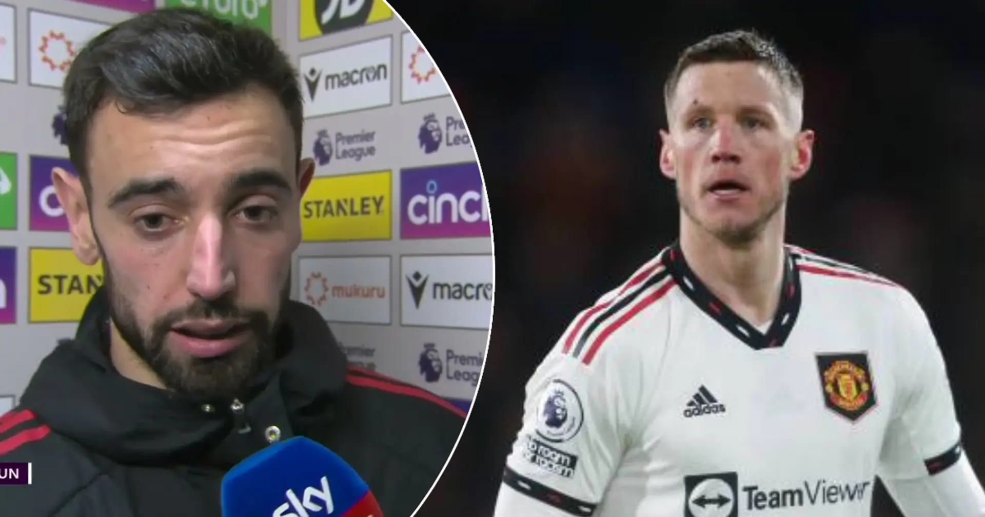 Bruno Fernandes explains Wout Weghorst role in his goal vs Crystal Palace