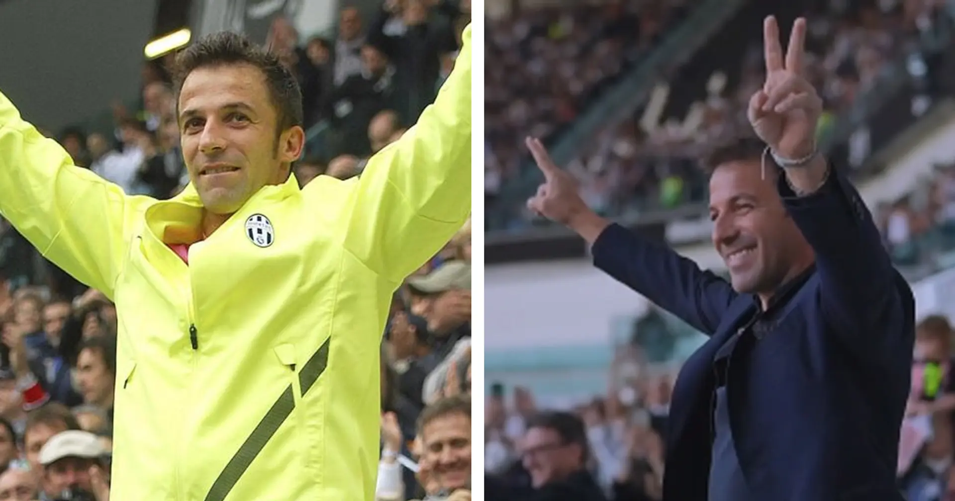 10 anni dopo l'ultima volta: Alex Del Piero torna allo Stadium e viene acclamato dai tifosi bianconeri 
