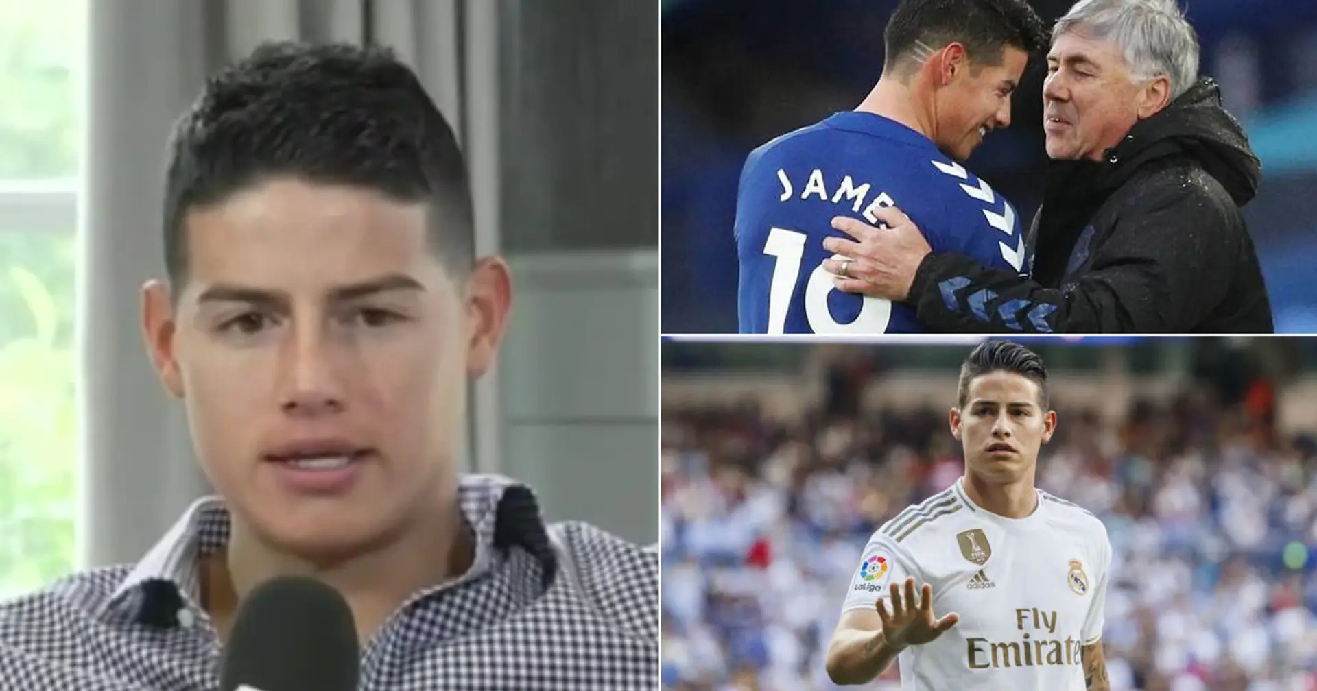 James Rodriguez opens up on following Ancelotti back to Real Madrid