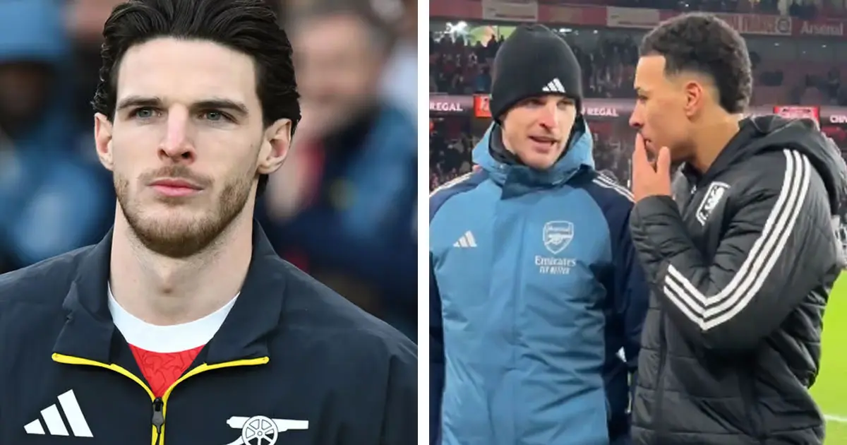 Caught on camera: Declan Rice gives update on his knee injury in post ...