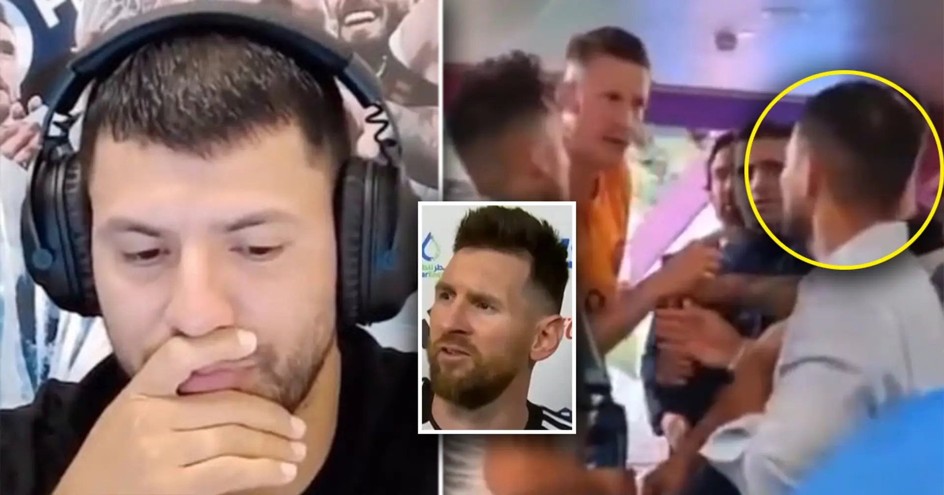 "Ich habe ihm gesagt, er soll die Klappe halten": Agüero verrät, wie er Messi im Tunnel gegen Weghorst verteidigt hat