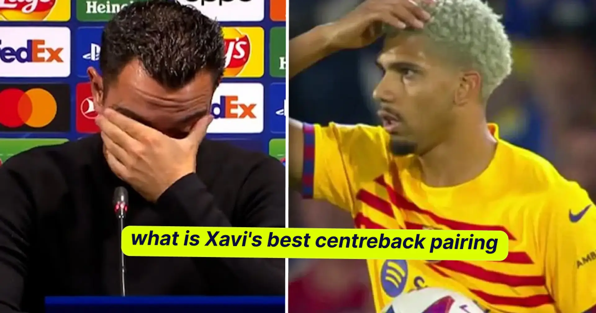 'Xavi no lo verá así': un aficionado nombra al mejor central del Barça, no es Araujo