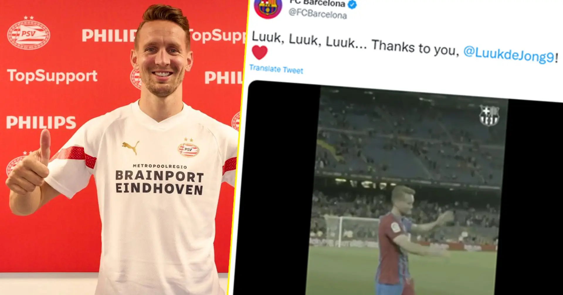 Luuk de Jong joins new club on first day after leaving Barcelona