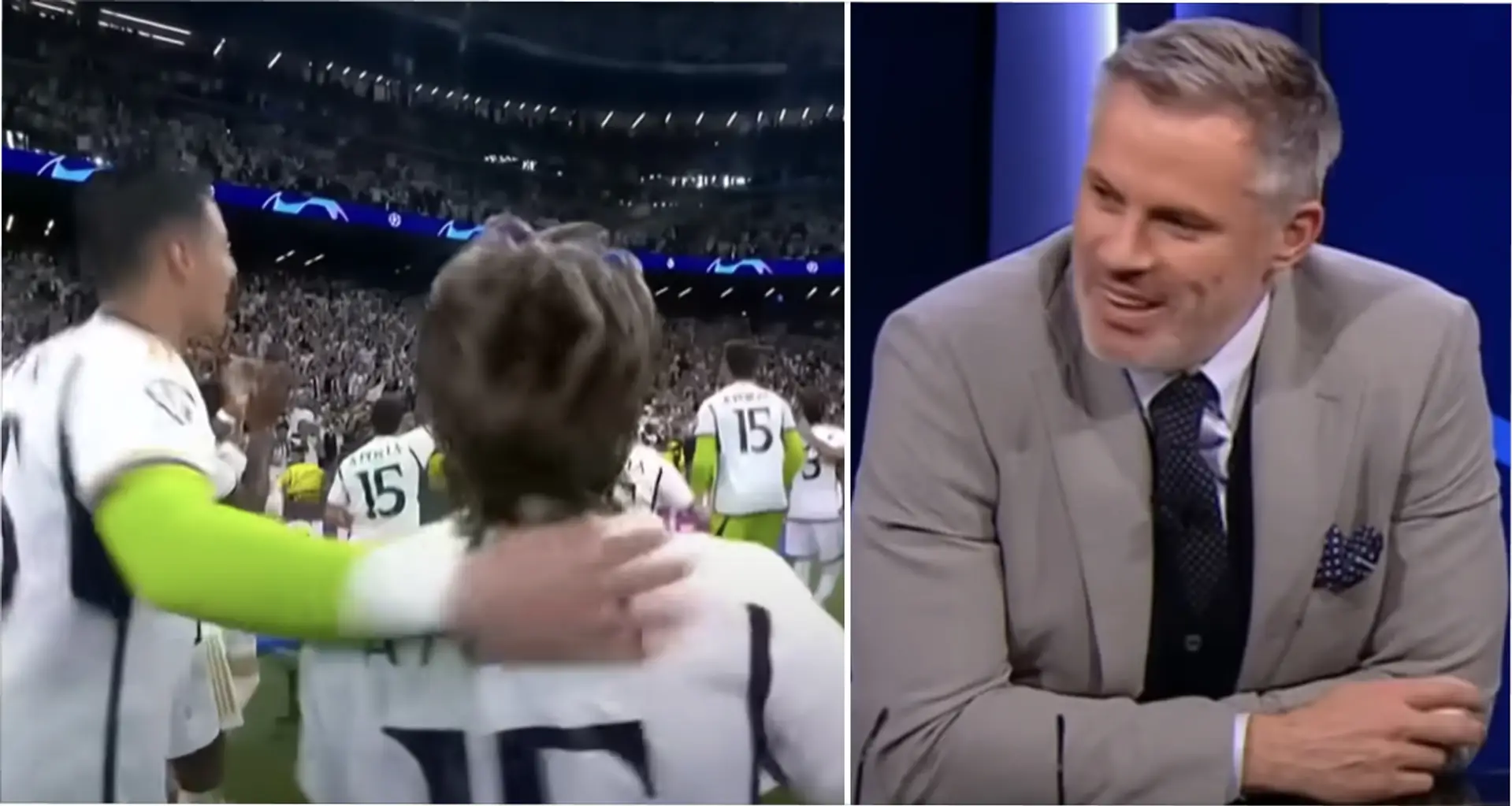 'No es suerte si lo sigues haciendo cada temporada': Jamie Carragher, sobre las remontadas del Real Madrid