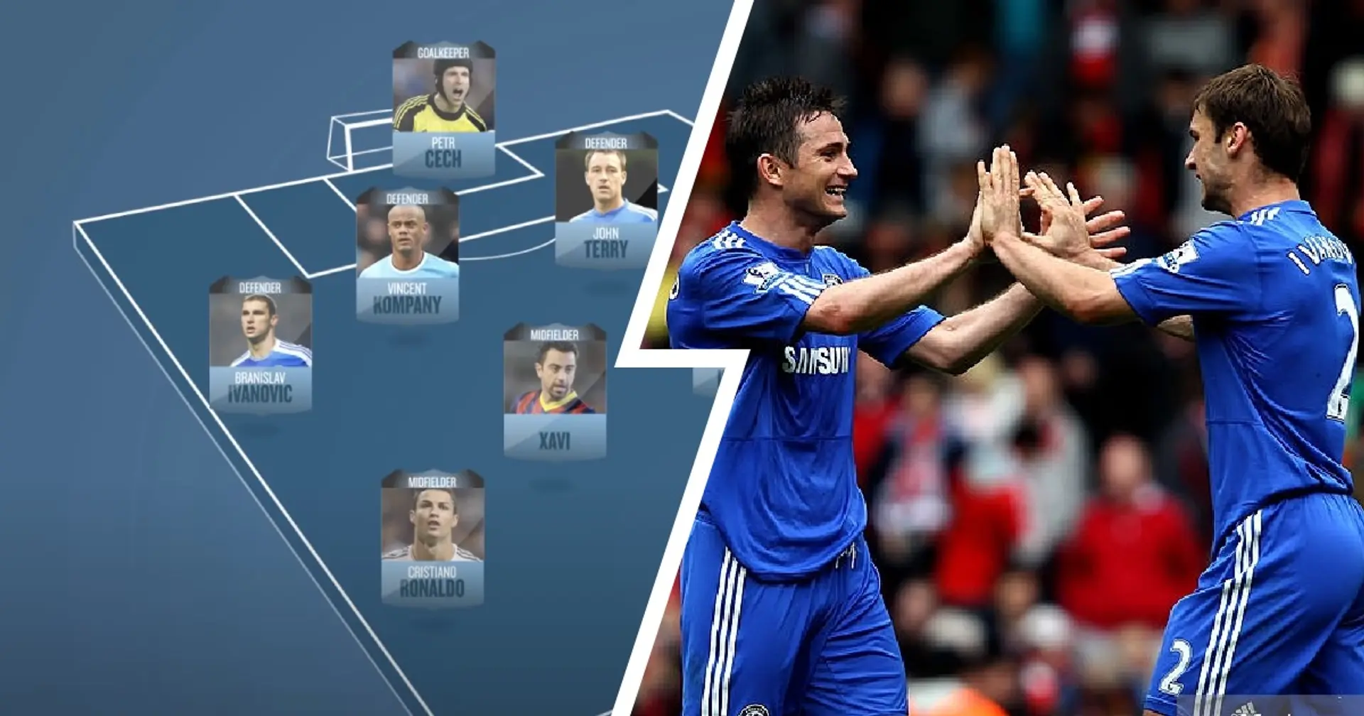 Frank Lampard's Best XI has 5 Chelsea players and just 1 from Man City