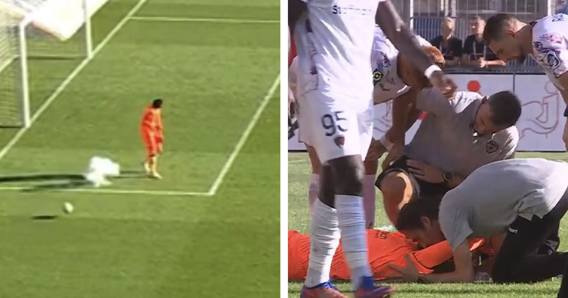 Follia in Ligue 1! Il portiere Diaw colpito da un petardo in Montpellier-Clermont: match sospeso