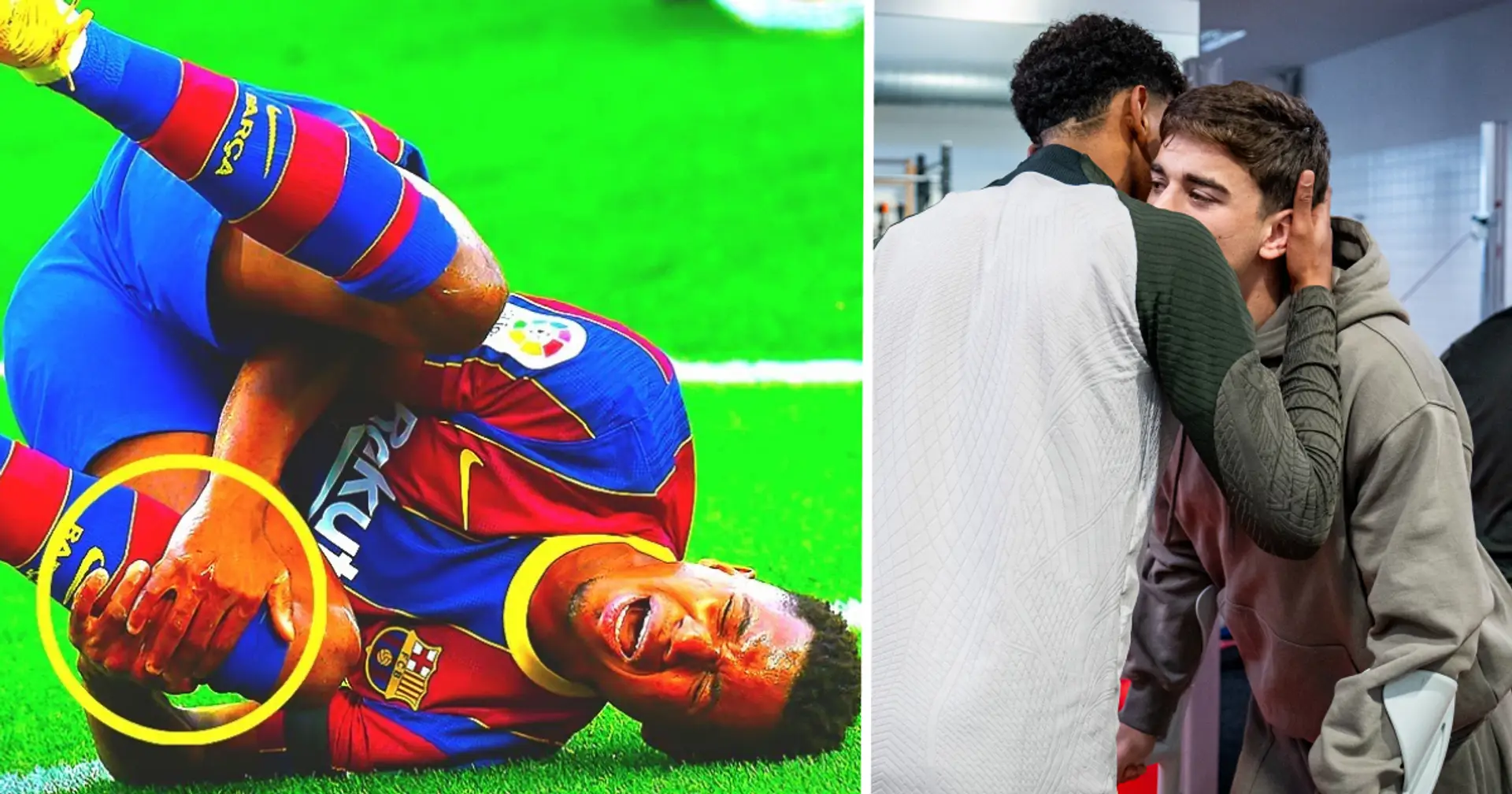 Fati and 4 more Barca players who have suffered similar injuries to Gavi recently
