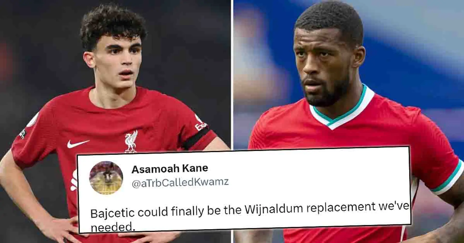 'Saw shades of 20-21 Wijnaldum': Some Liverpool fans compare Bajcetic with Gini after Everton heroics